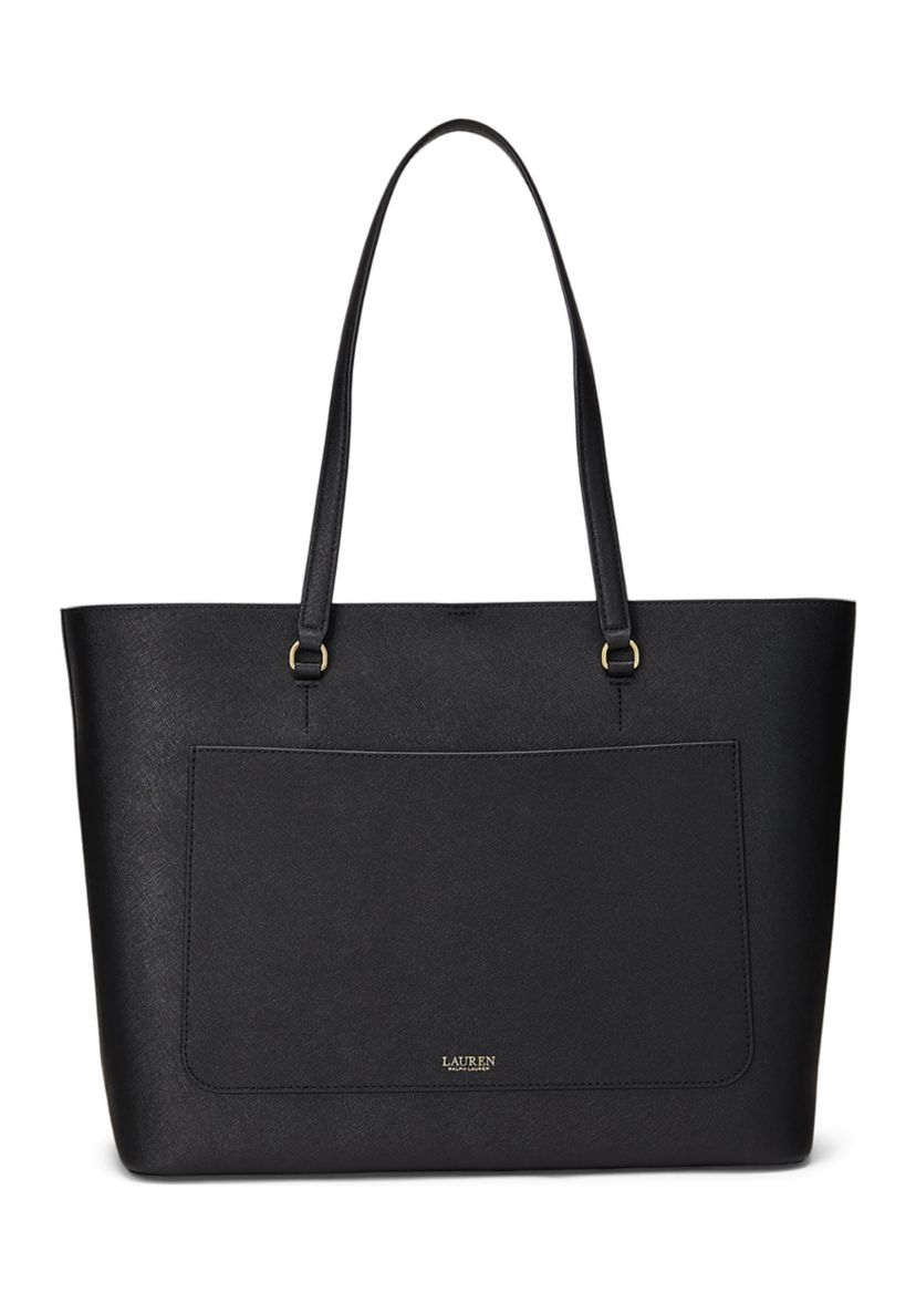 Crosshatch Leather Large Karly Tote Bag