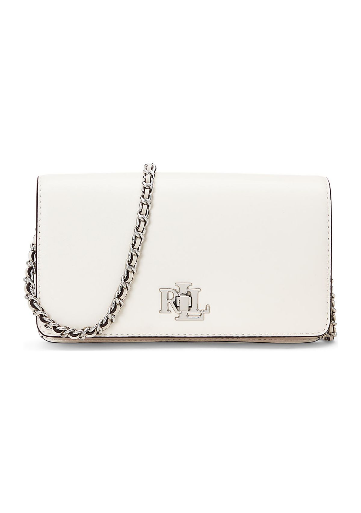 Leather Crossbody Turn Lock Tech Case