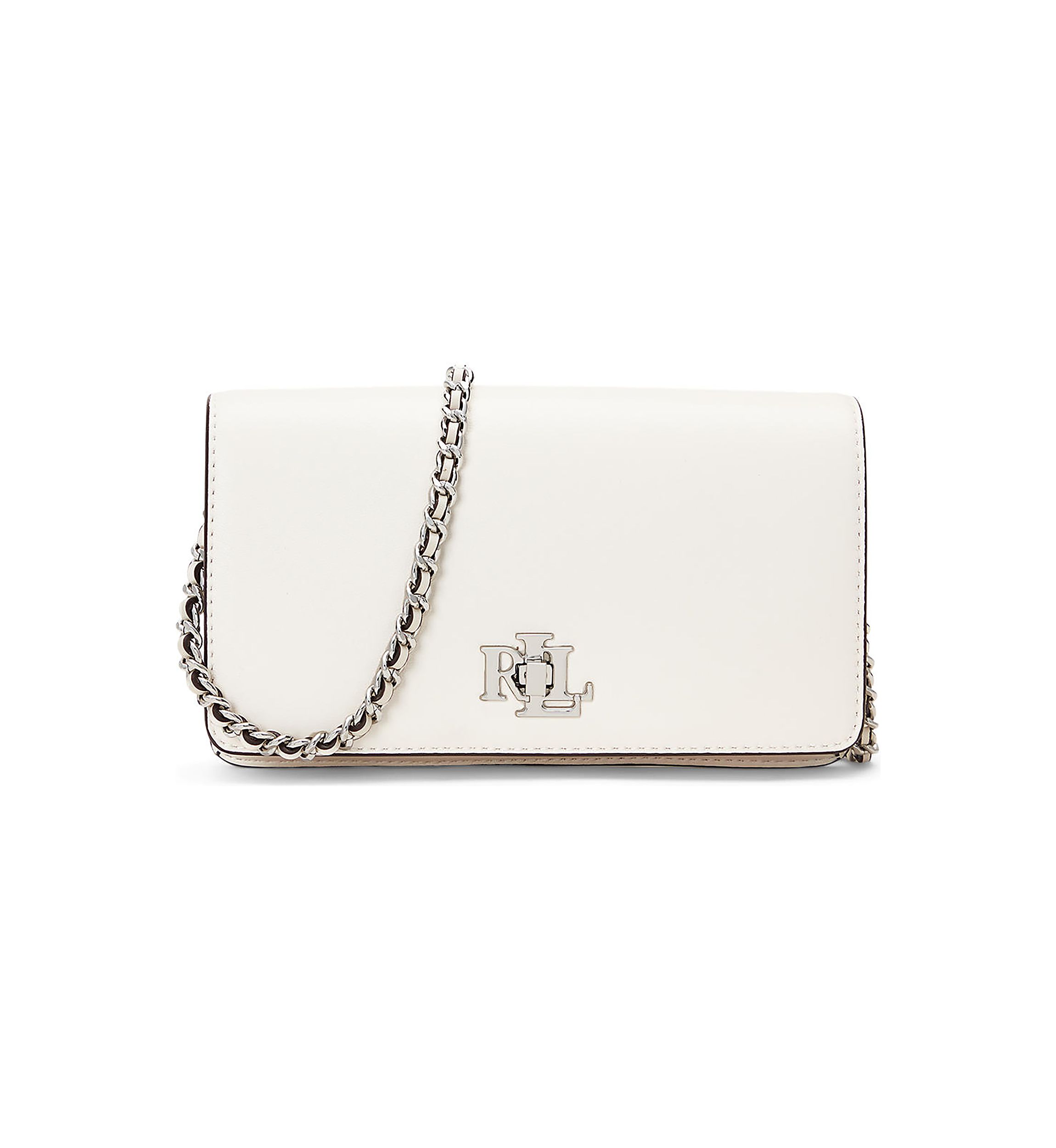 Leather Crossbody Turn Lock Tech Case