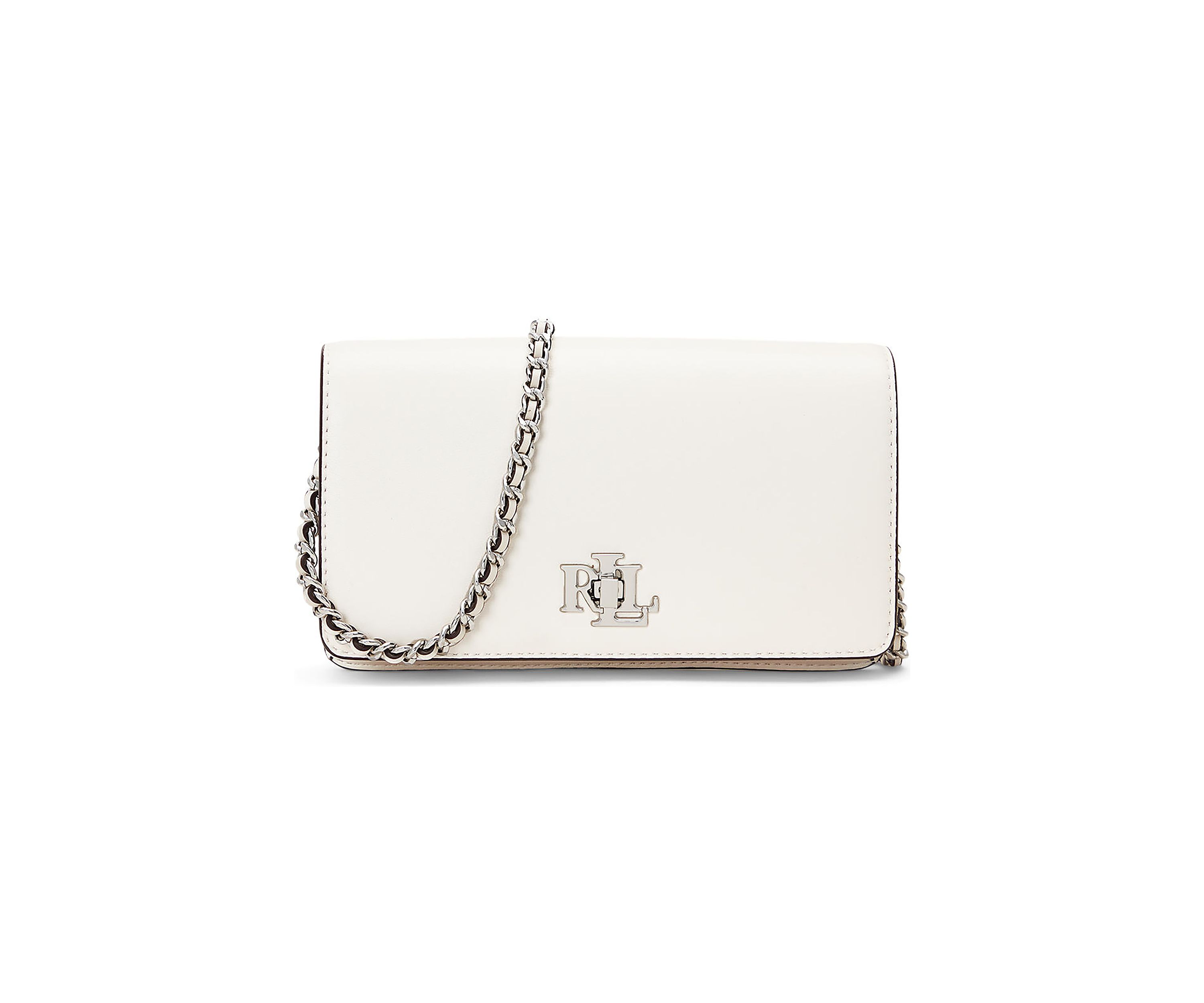Leather Crossbody Turn Lock Tech Case
