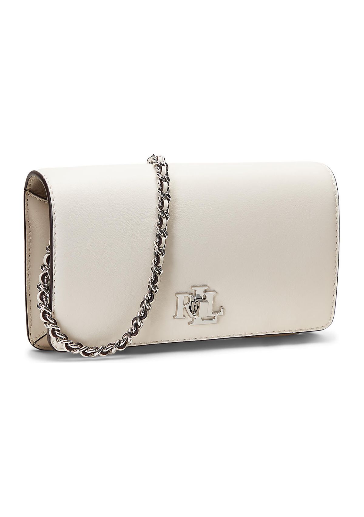 Leather Crossbody Turn Lock Tech Case