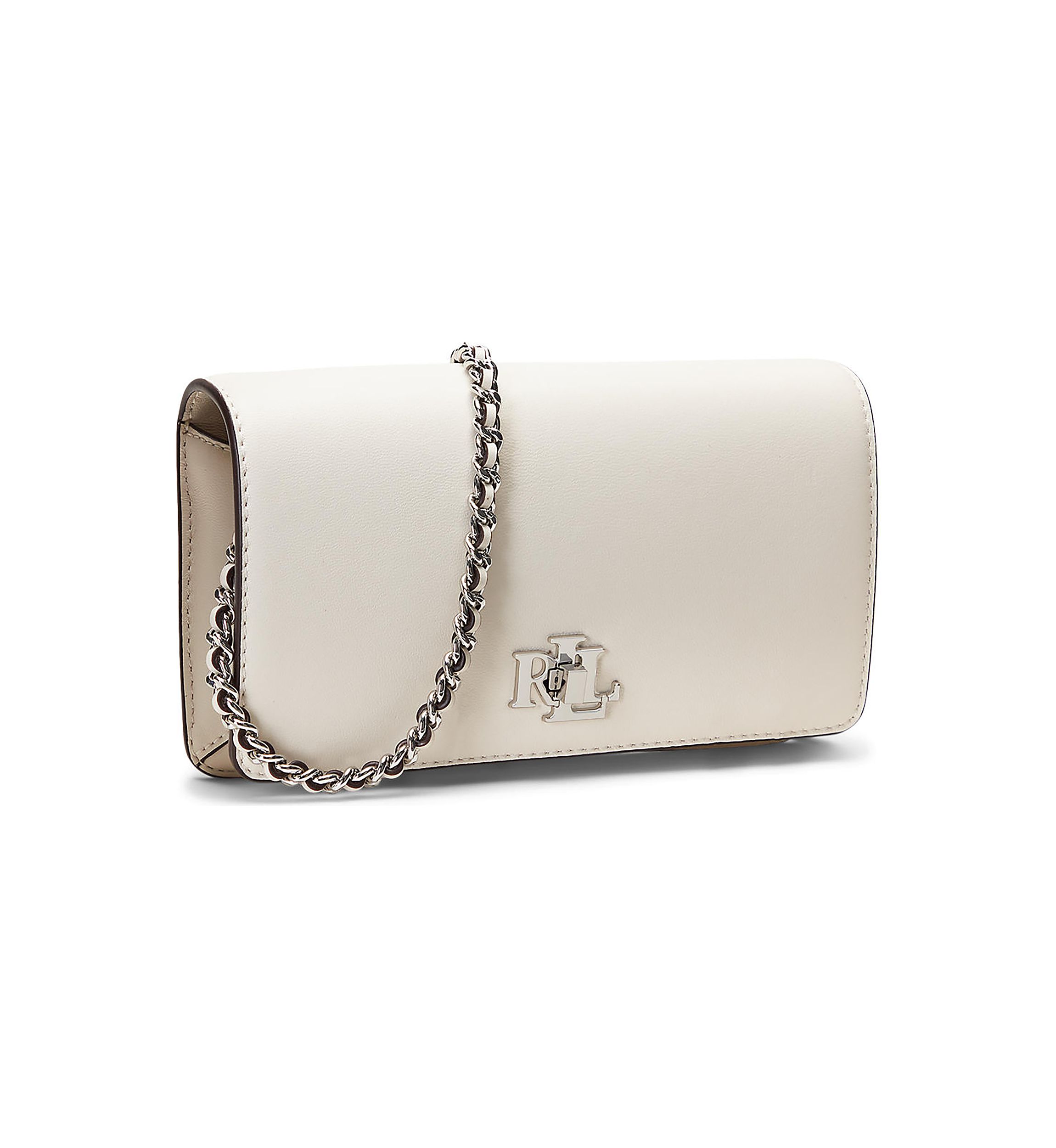 Leather Crossbody Turn Lock Tech Case