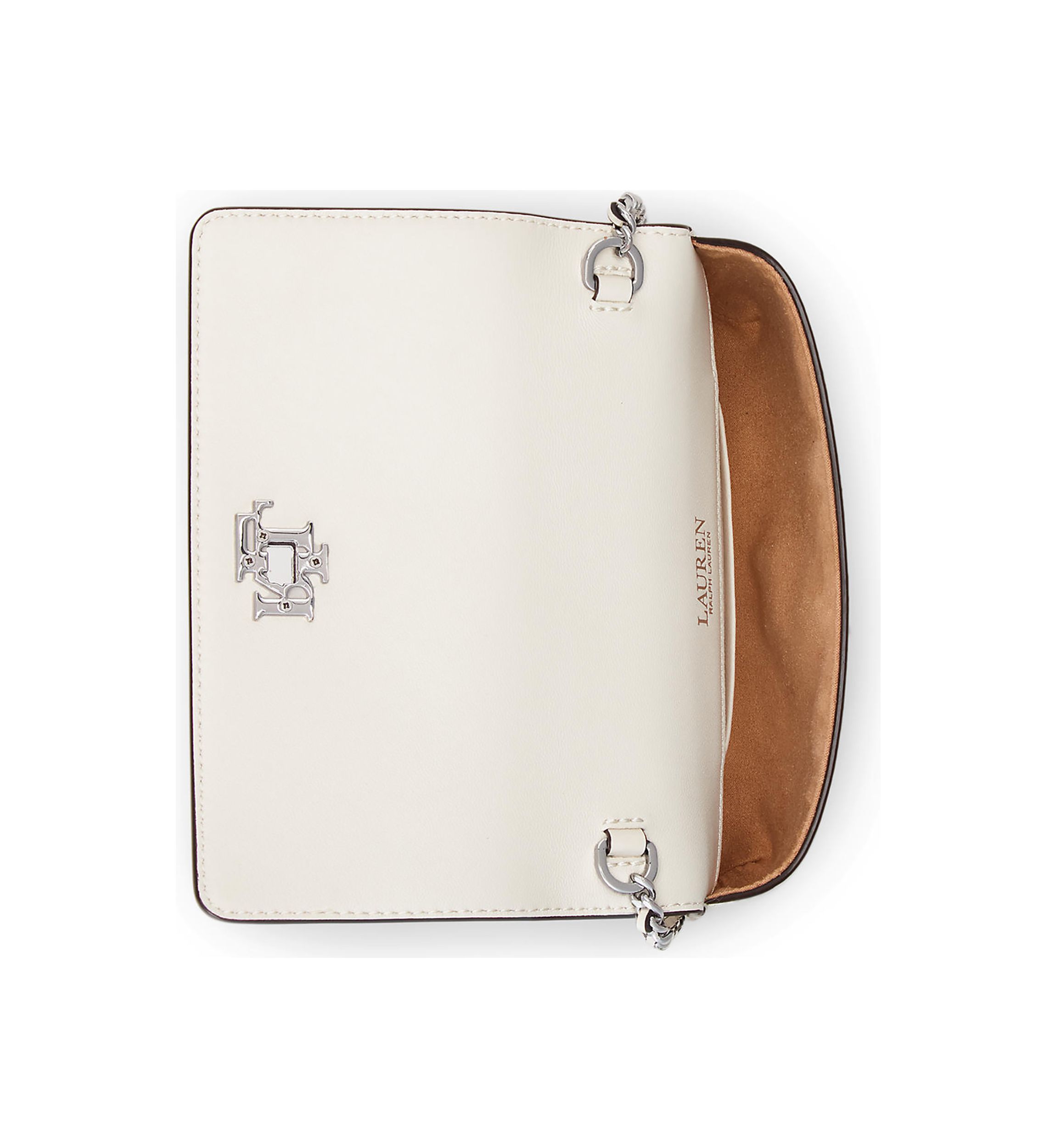 Leather Crossbody Turn Lock Tech Case