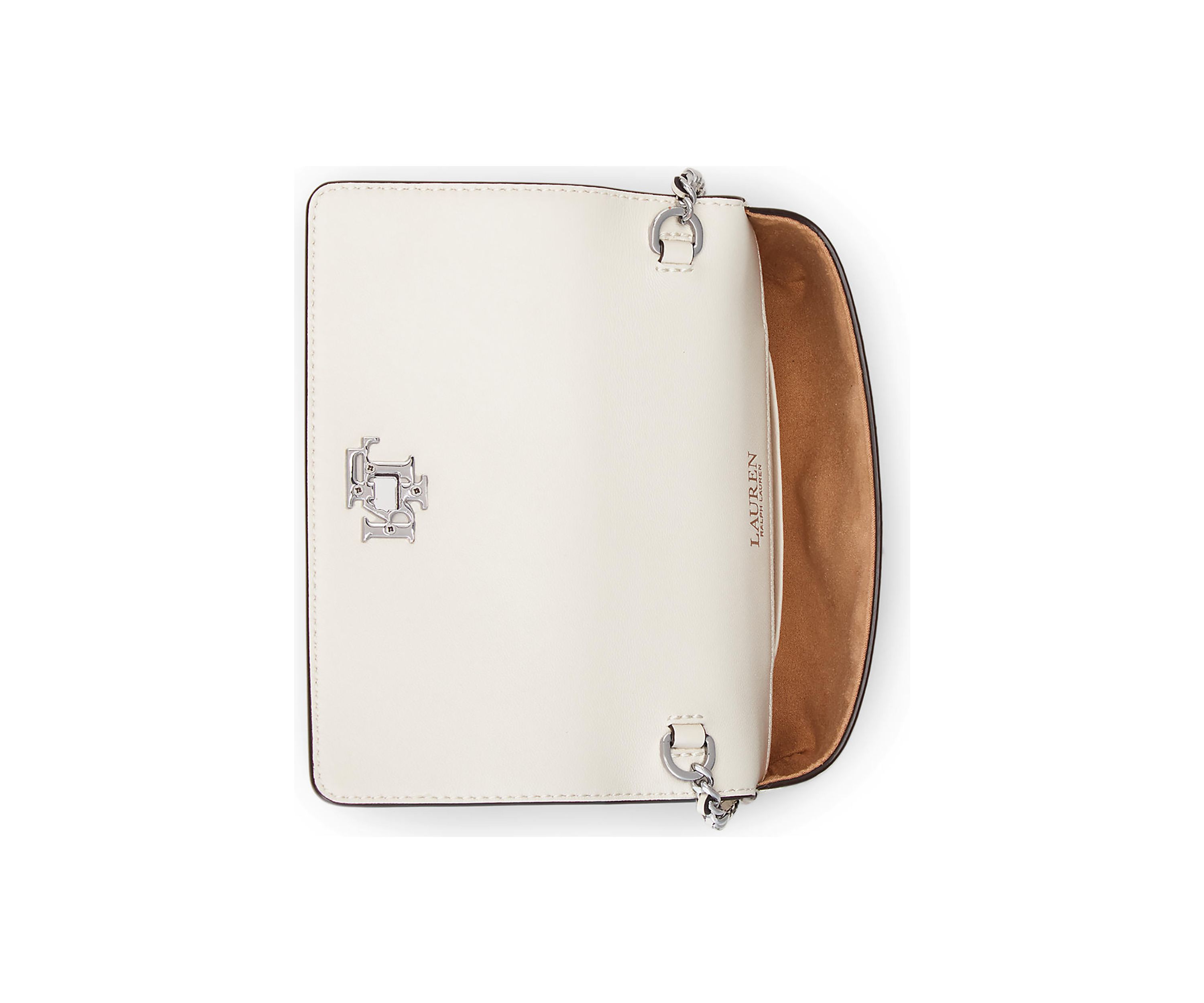Leather Crossbody Turn Lock Tech Case