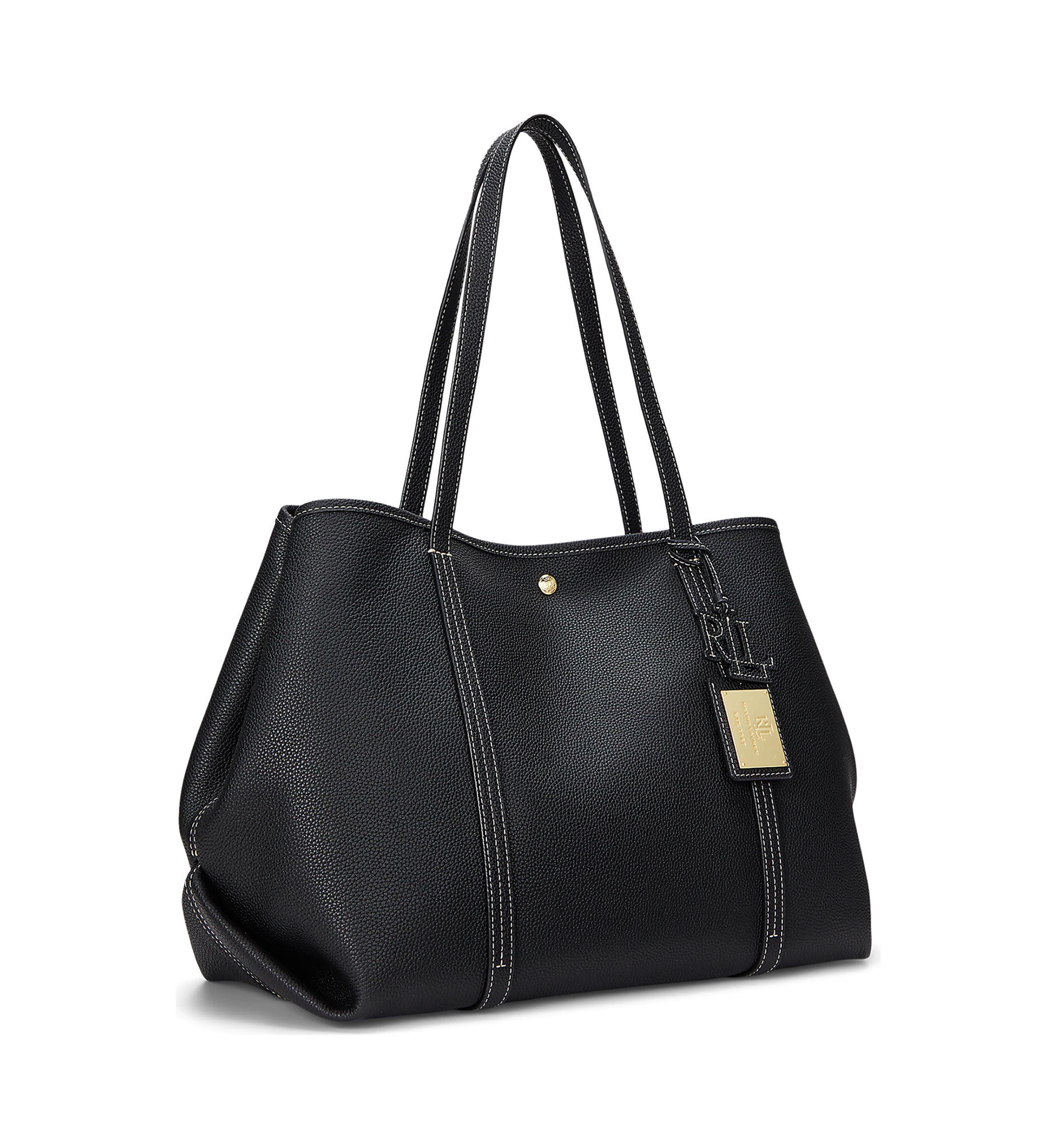 Pebbled Leather Large Emerie Tote Bag