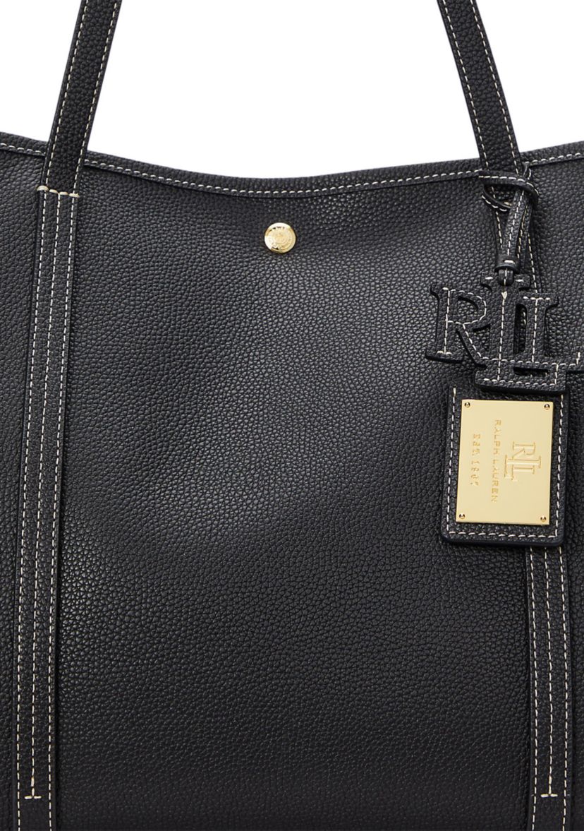 Pebbled Leather Large Emerie Tote Bag
