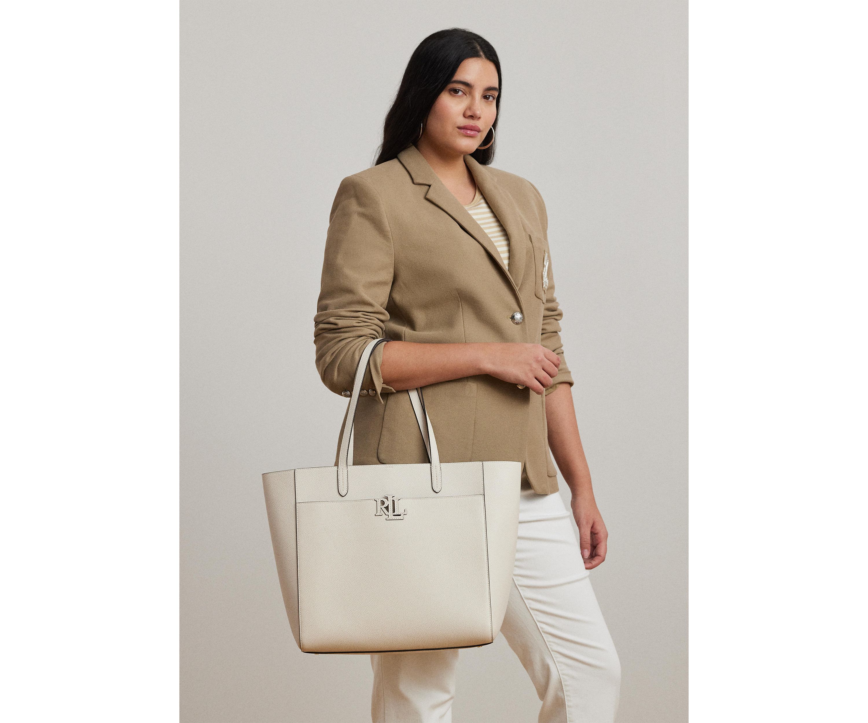 Pebbled Leather Large Cameryn Tote Bag