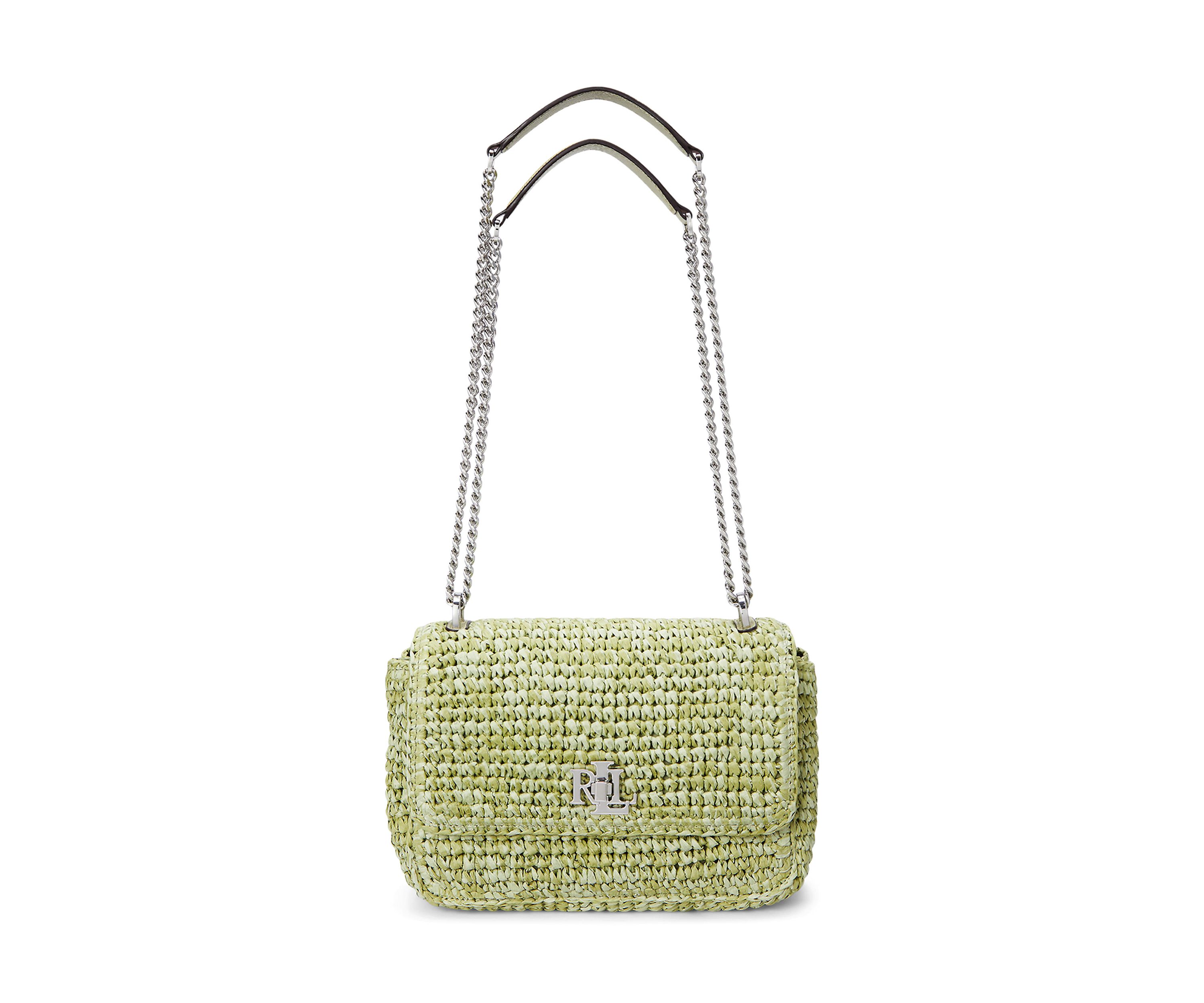 Mélange Woven Straw Medium Sophee Bag