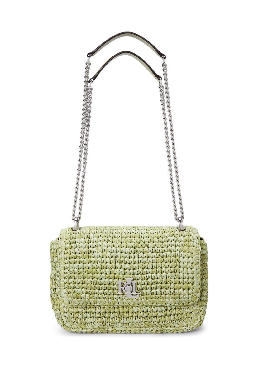 Mélange Woven Straw Medium Sophee Bag