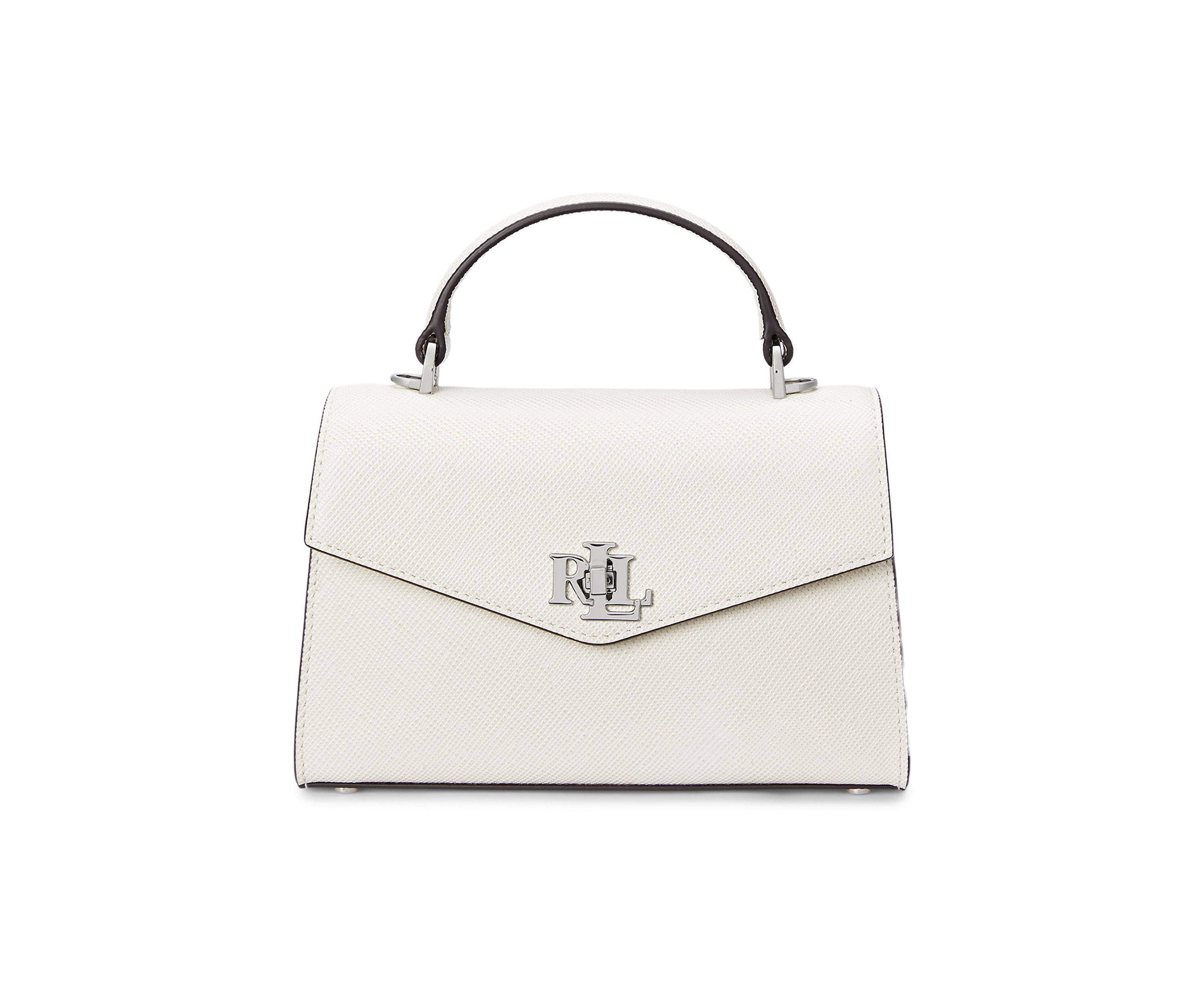 Crosshatch Leather Small Farrah Satchel