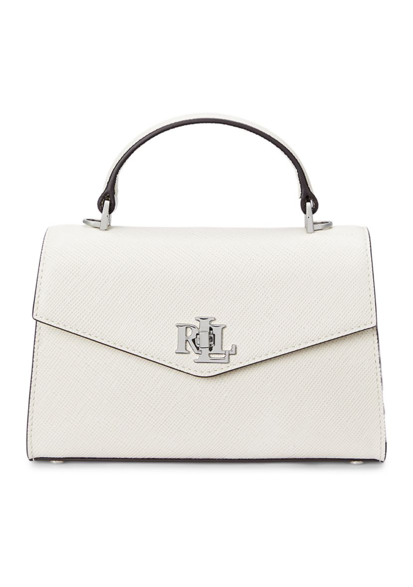 Crosshatch Leather Small Farrah Satchel