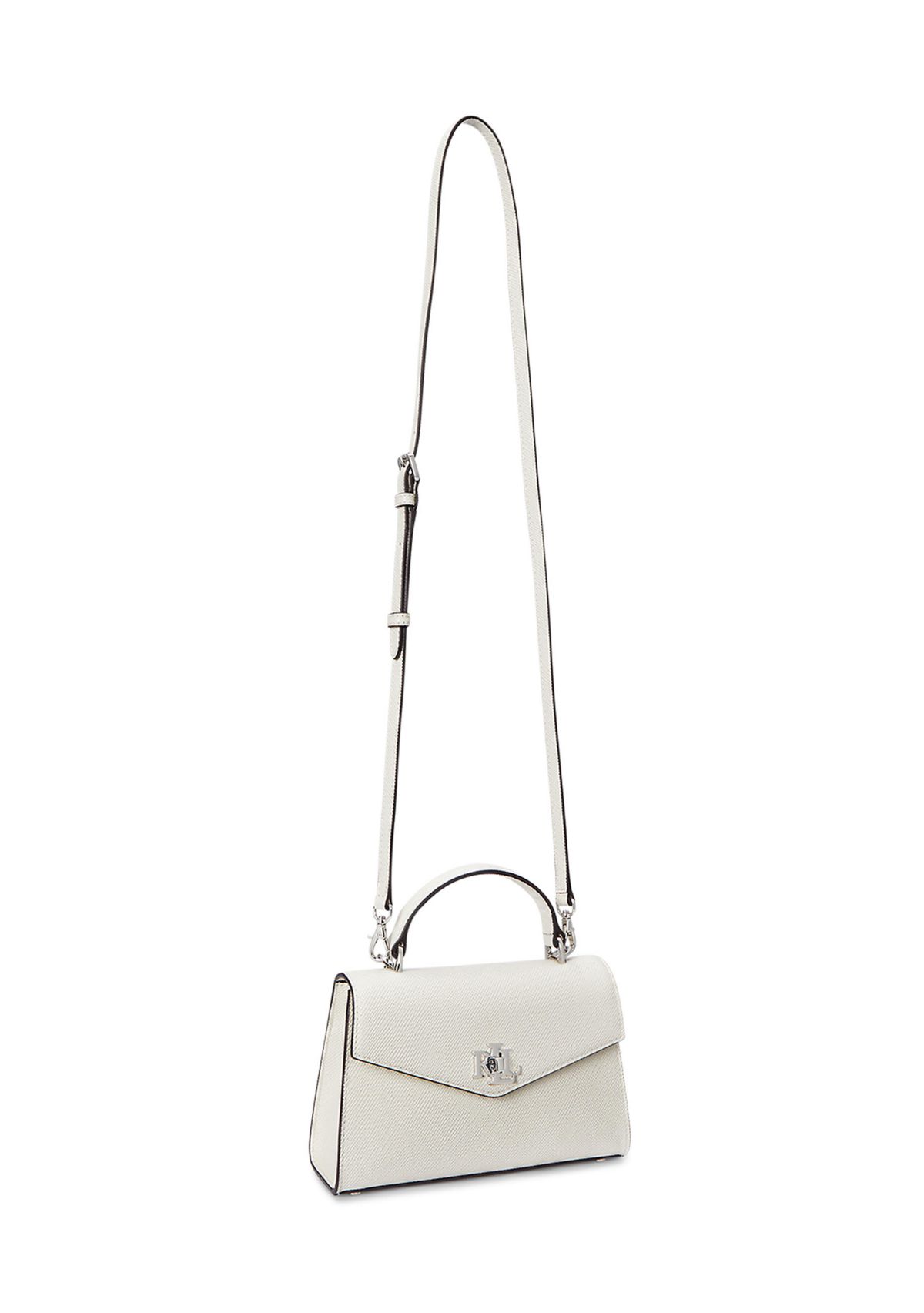 Crosshatch Leather Small Farrah Satchel