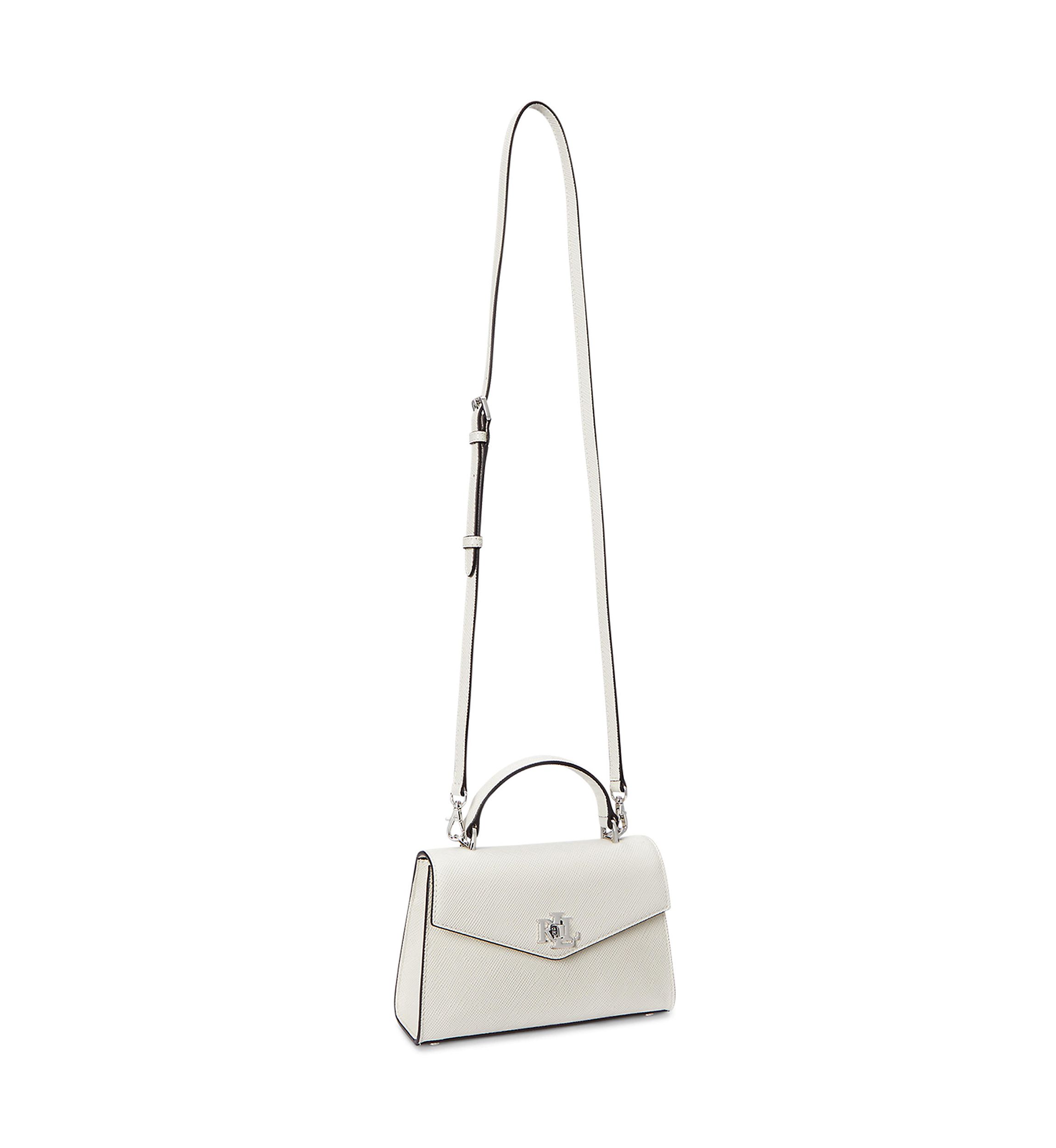 Crosshatch Leather Small Farrah Satchel