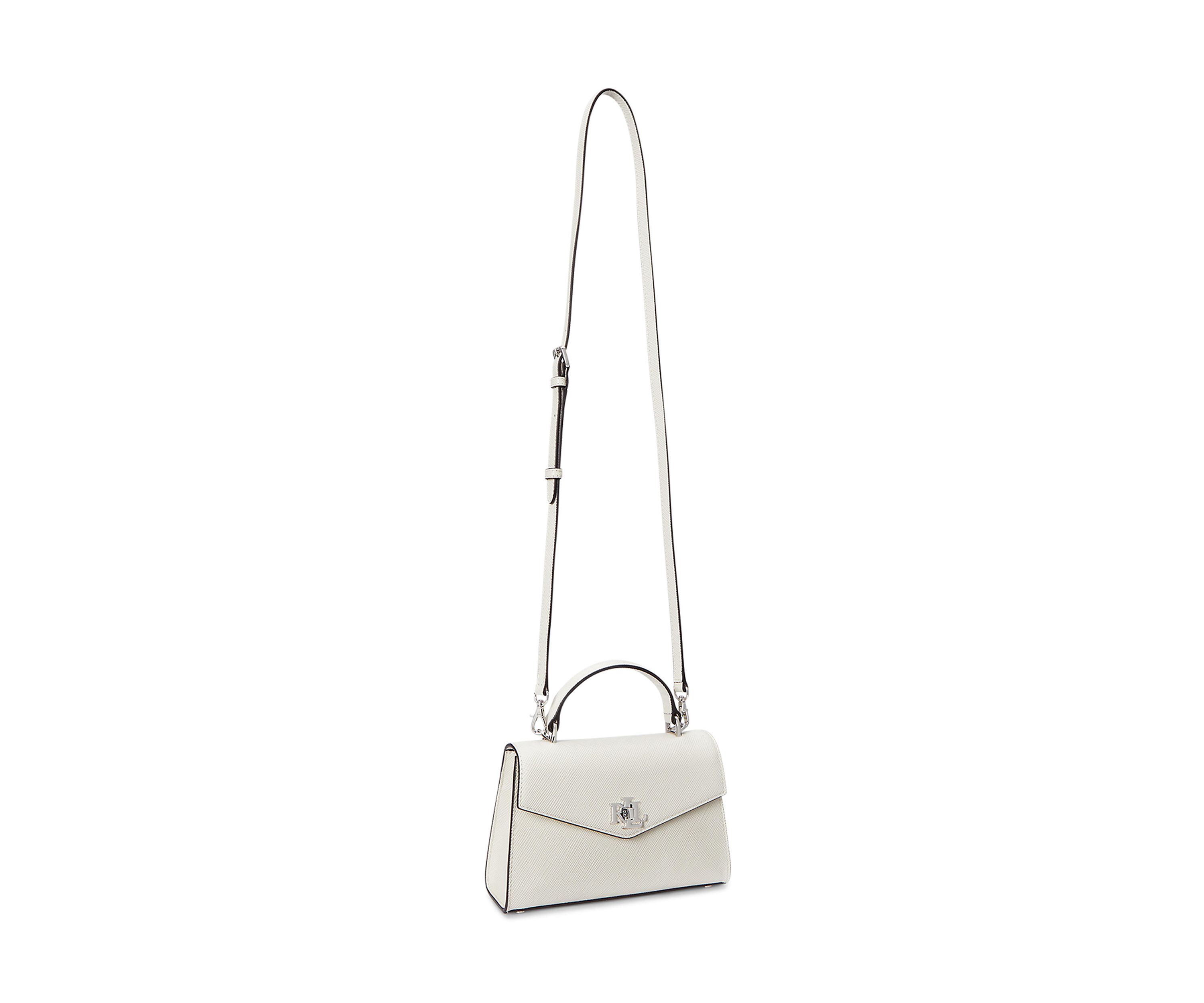 Crosshatch Leather Small Farrah Satchel