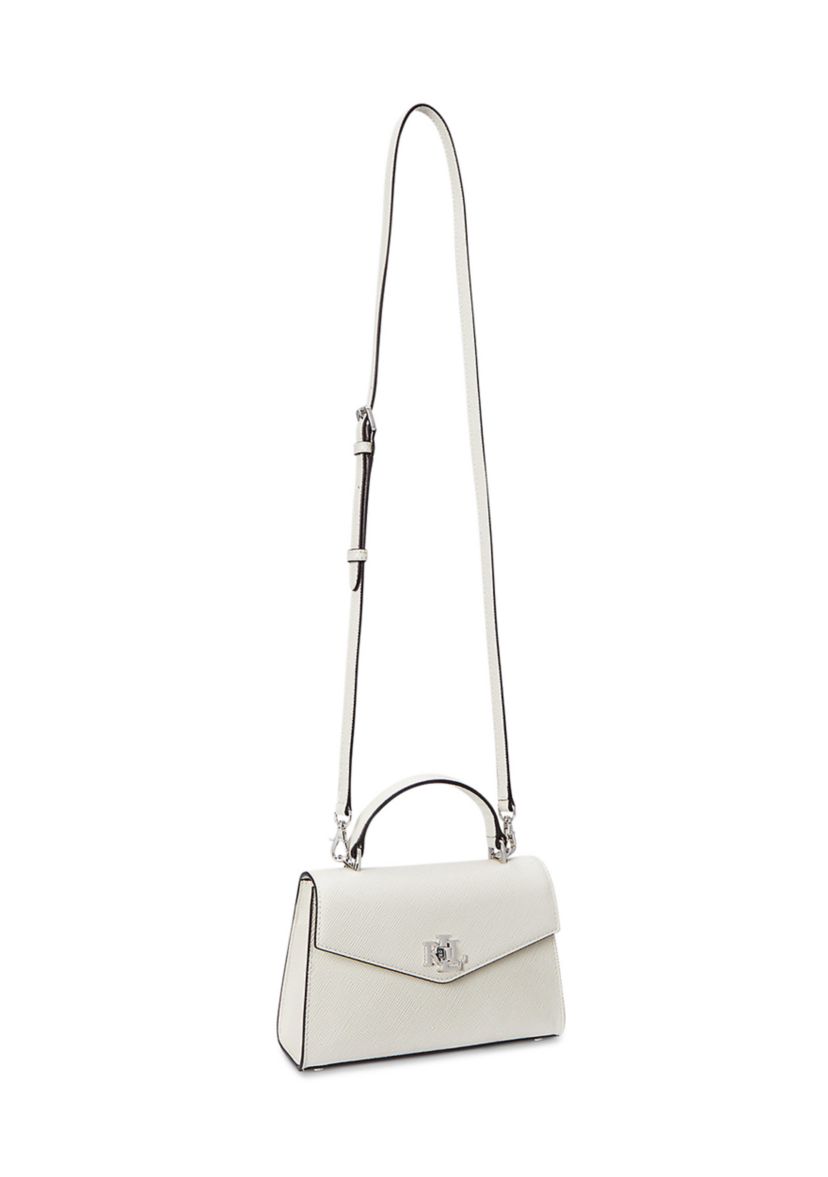 Crosshatch Leather Small Farrah Satchel