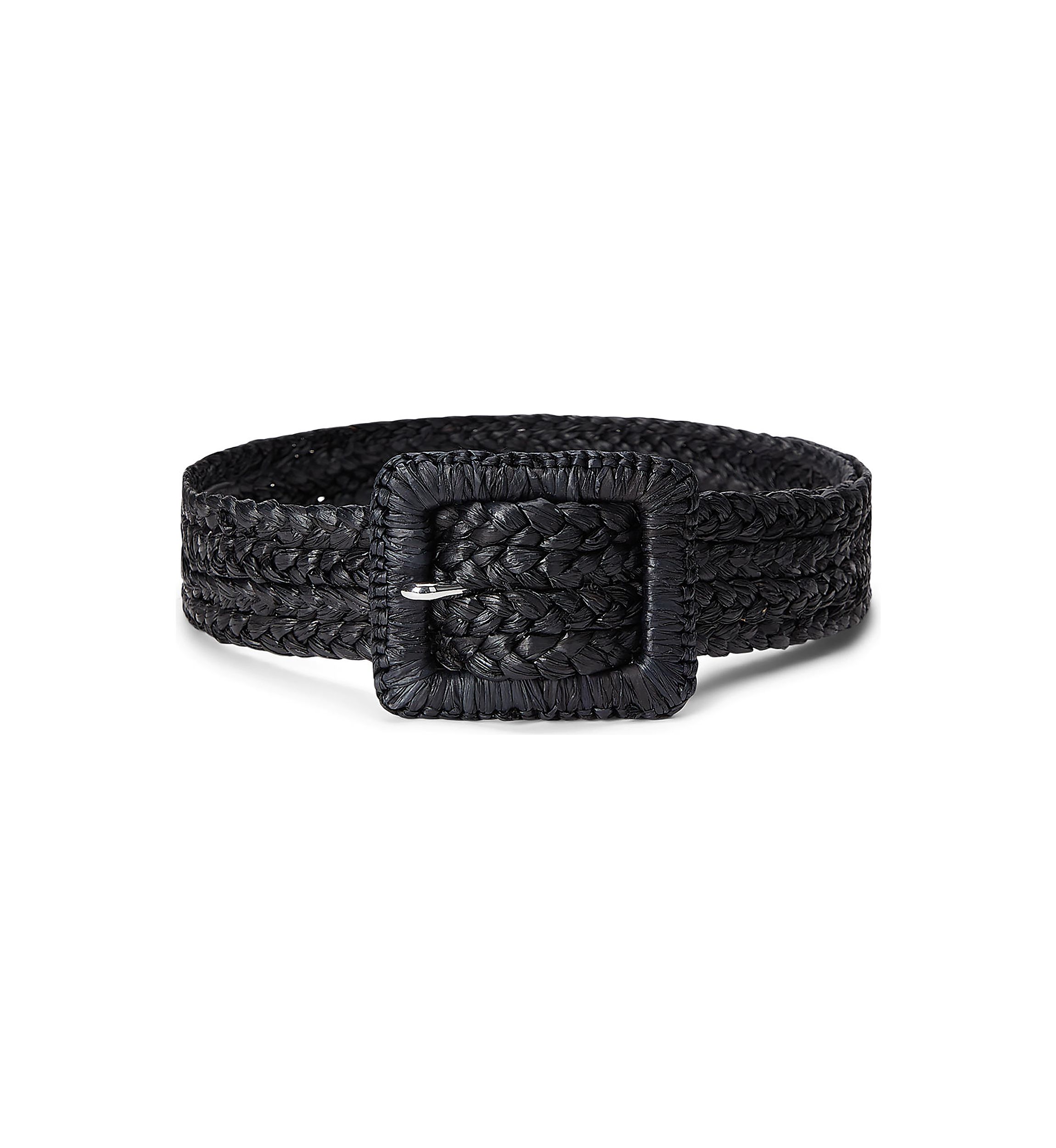 Raffia Wide Belt