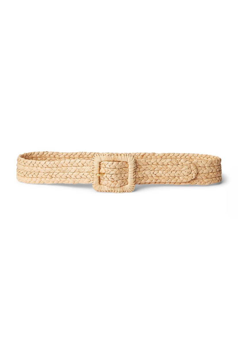 Raffia Wide Belt