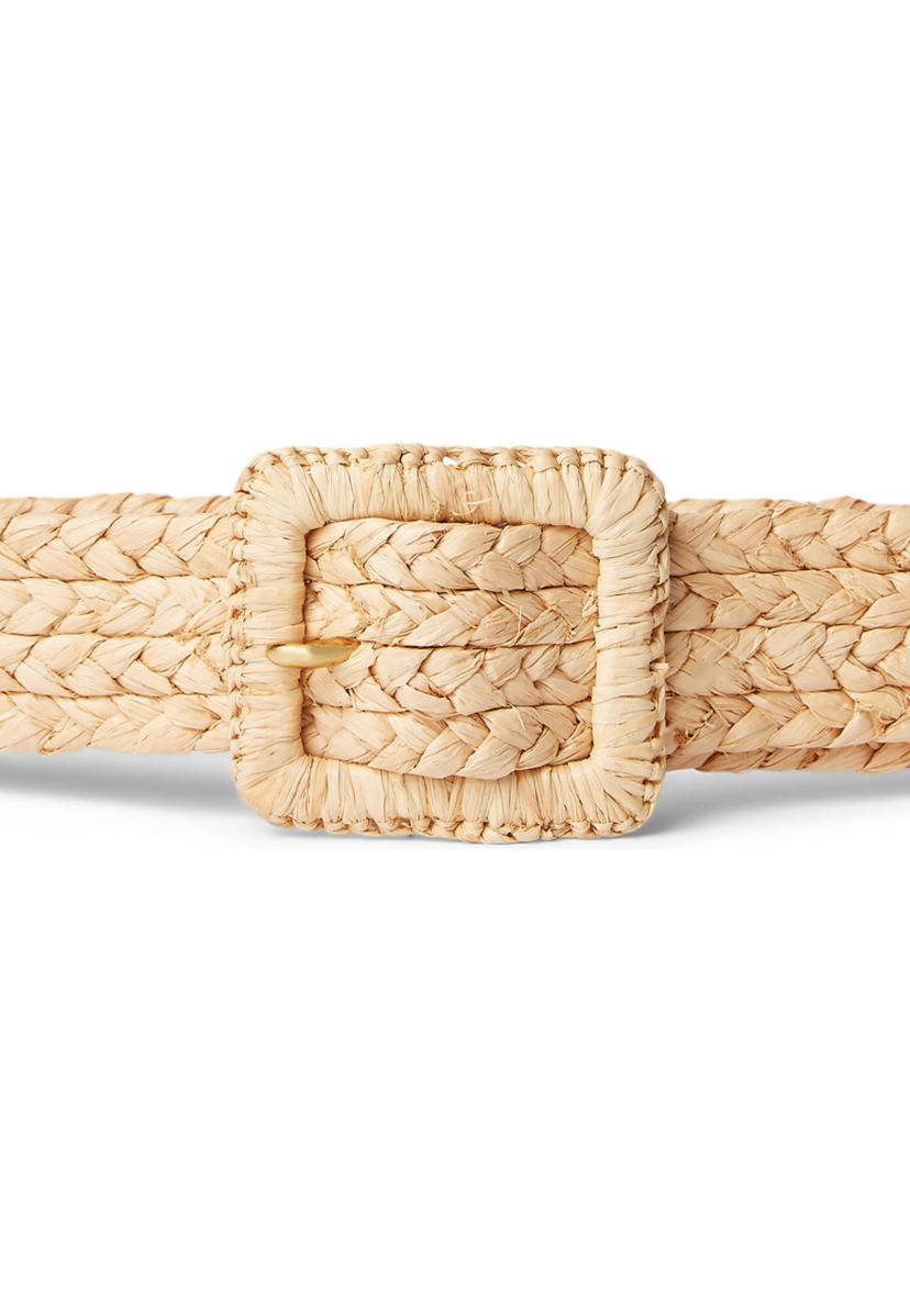 Raffia Wide Belt
