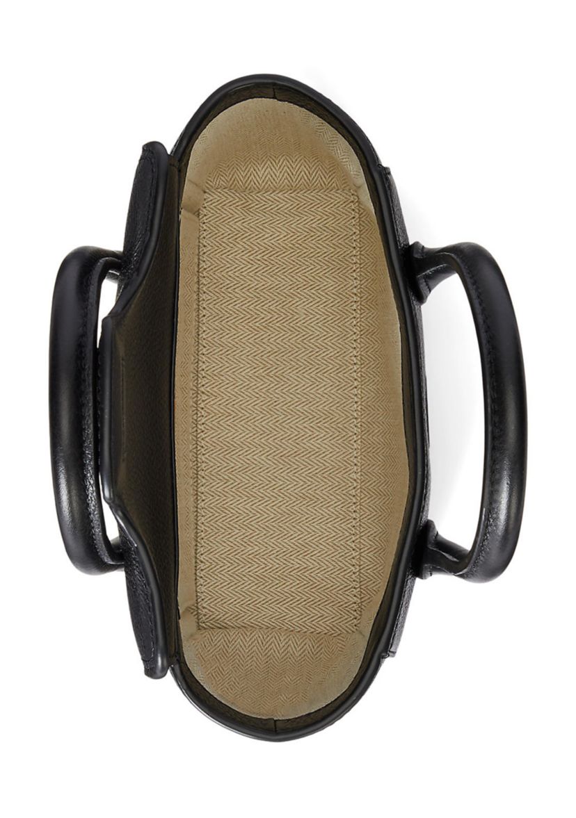 Pebbled Leather Small Tanner Satchel