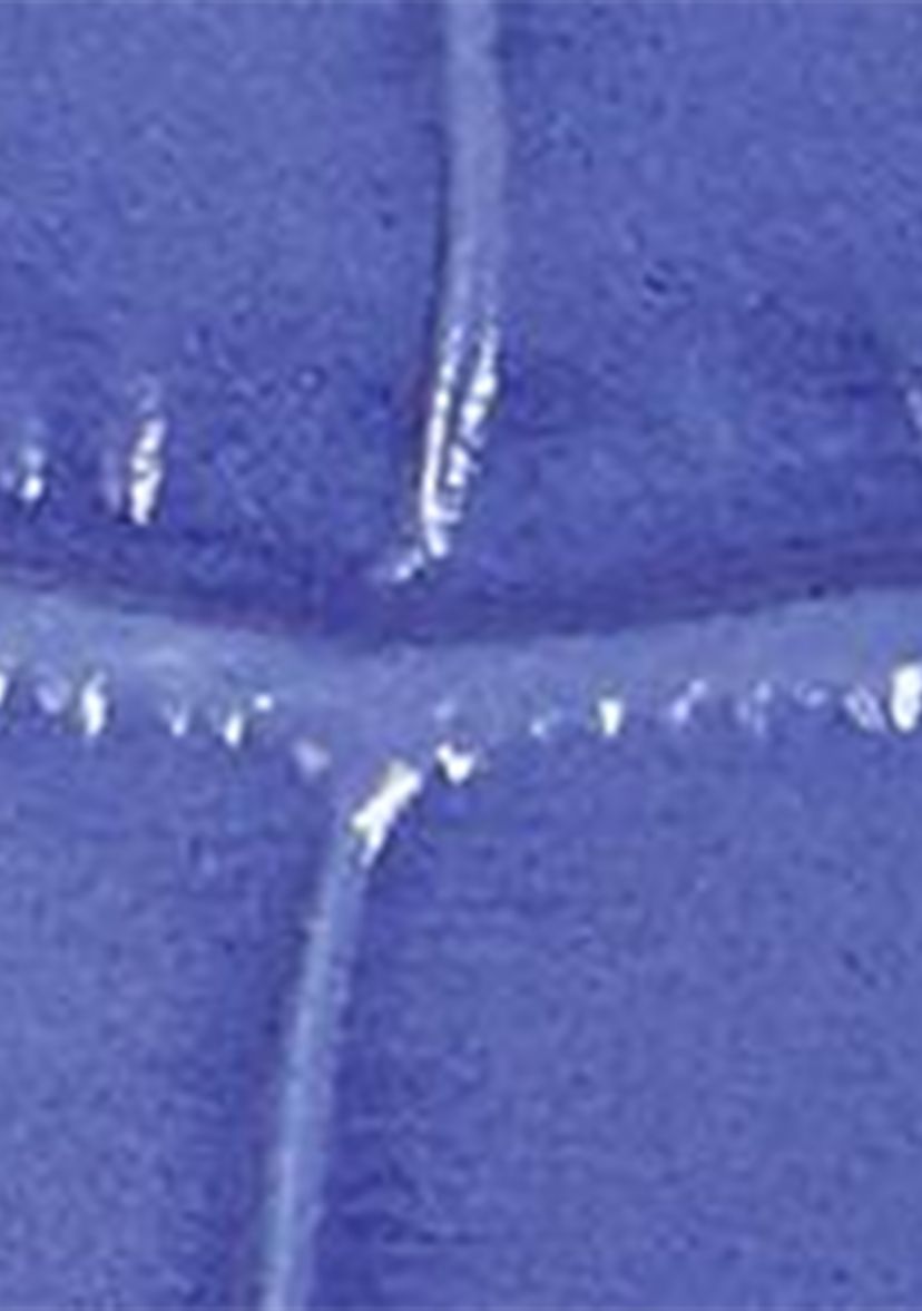 Crocodile Embossed Leather Zip Card Case