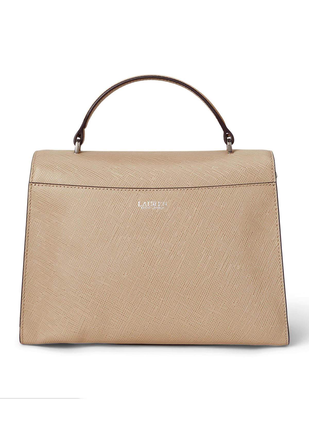 Crosshatch Leather Large Farrah Satchel