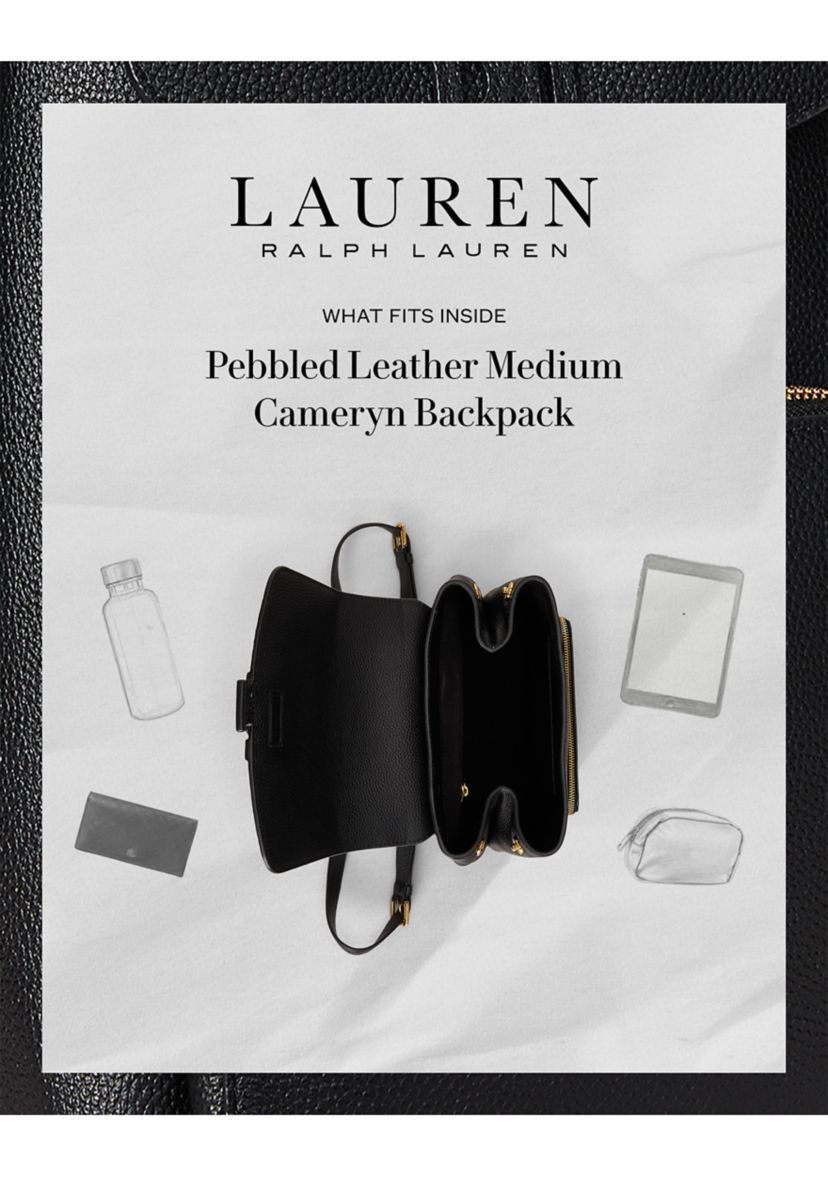 Pebbled Leather Medium Cameryn Backpack
