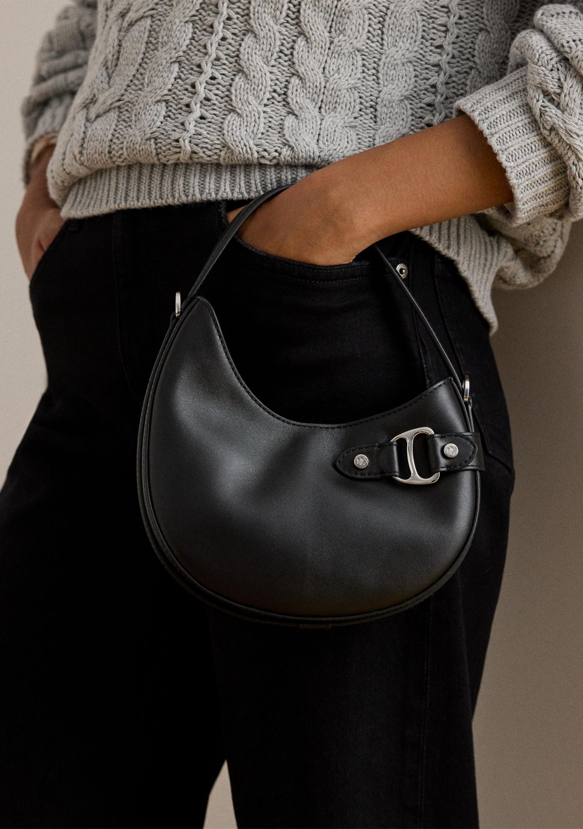 Leather Small Tasha Crossbody Bag