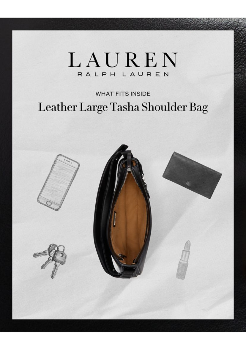 Leather Large Tasha Shoulder Bag
