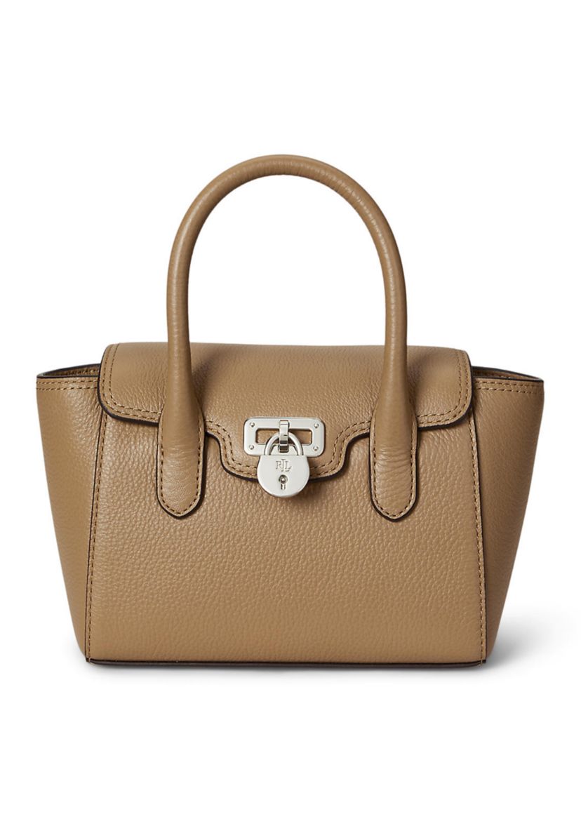 Pebbled Leather Small Tanner Satchel