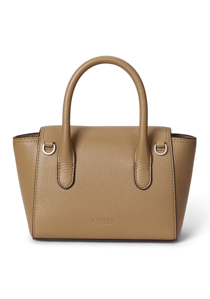 Pebbled Leather Small Tanner Satchel