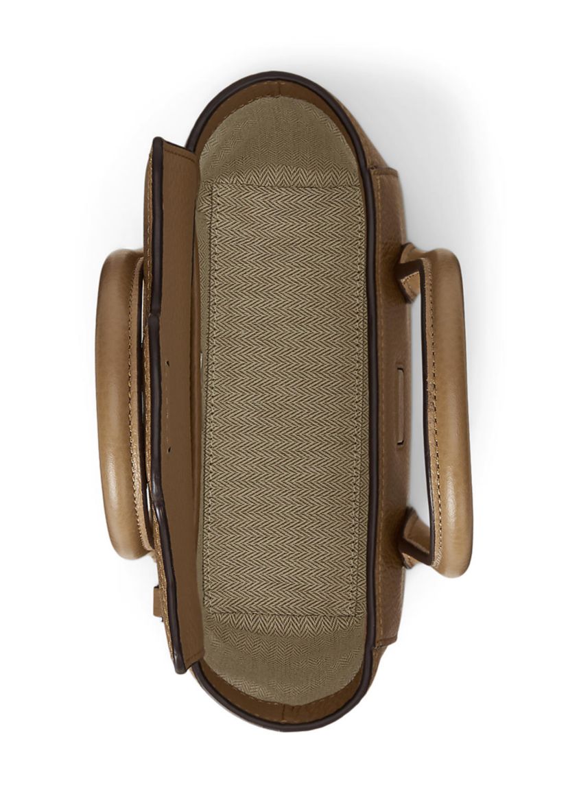 Pebbled Leather Small Tanner Satchel