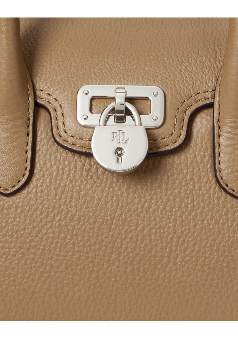 Pebbled Leather Small Tanner Satchel