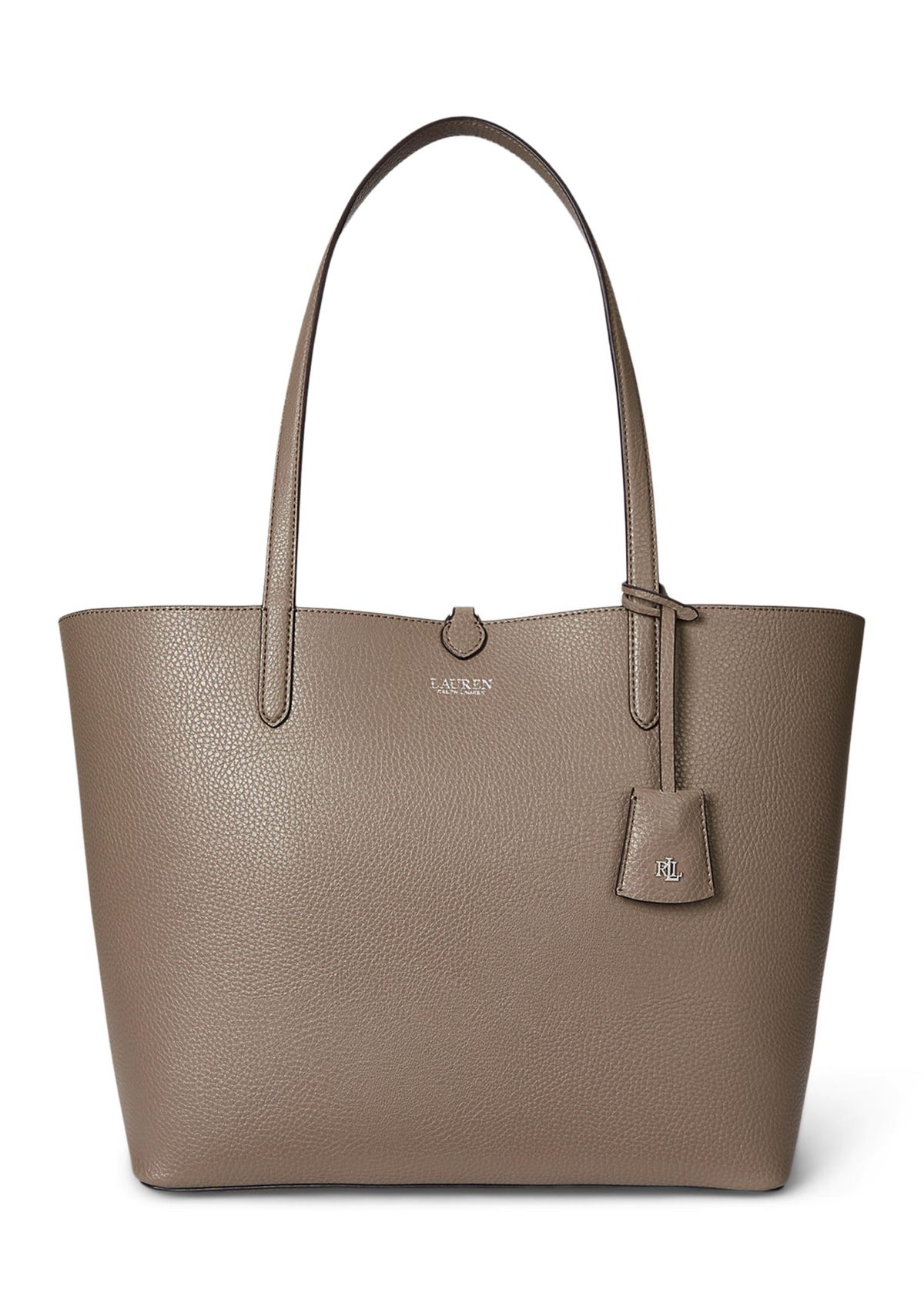 Faux-Leather Large Reversible Tote Bag