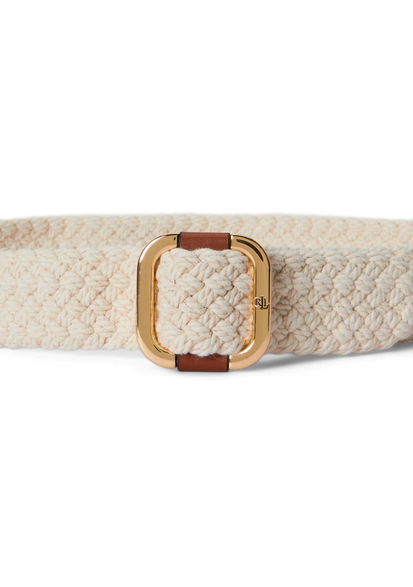 Lauren Ralph Lauren Slide-Buckle Braided Belt | Belk display picture 1