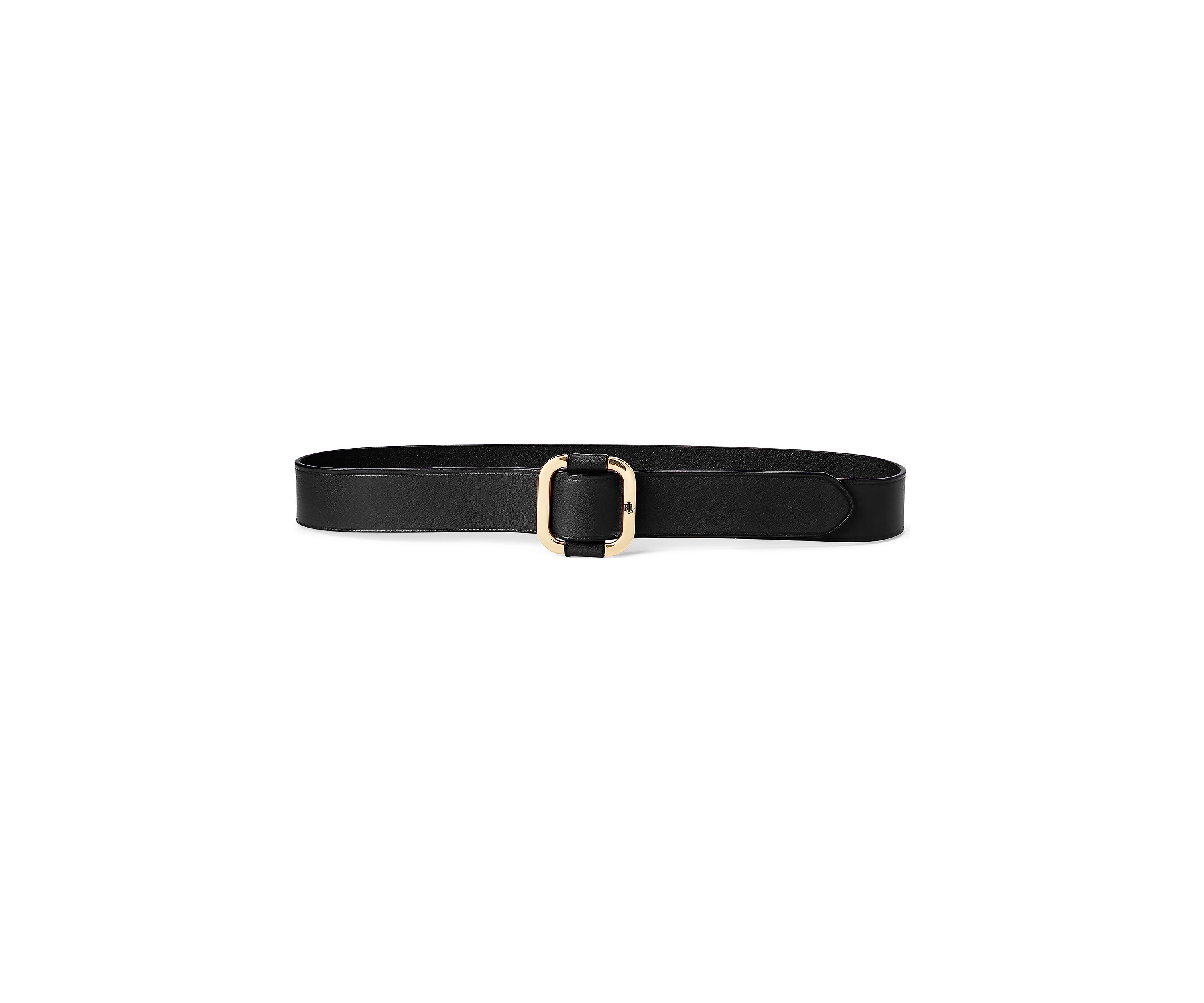 Slide-Buckle Leather Belt
