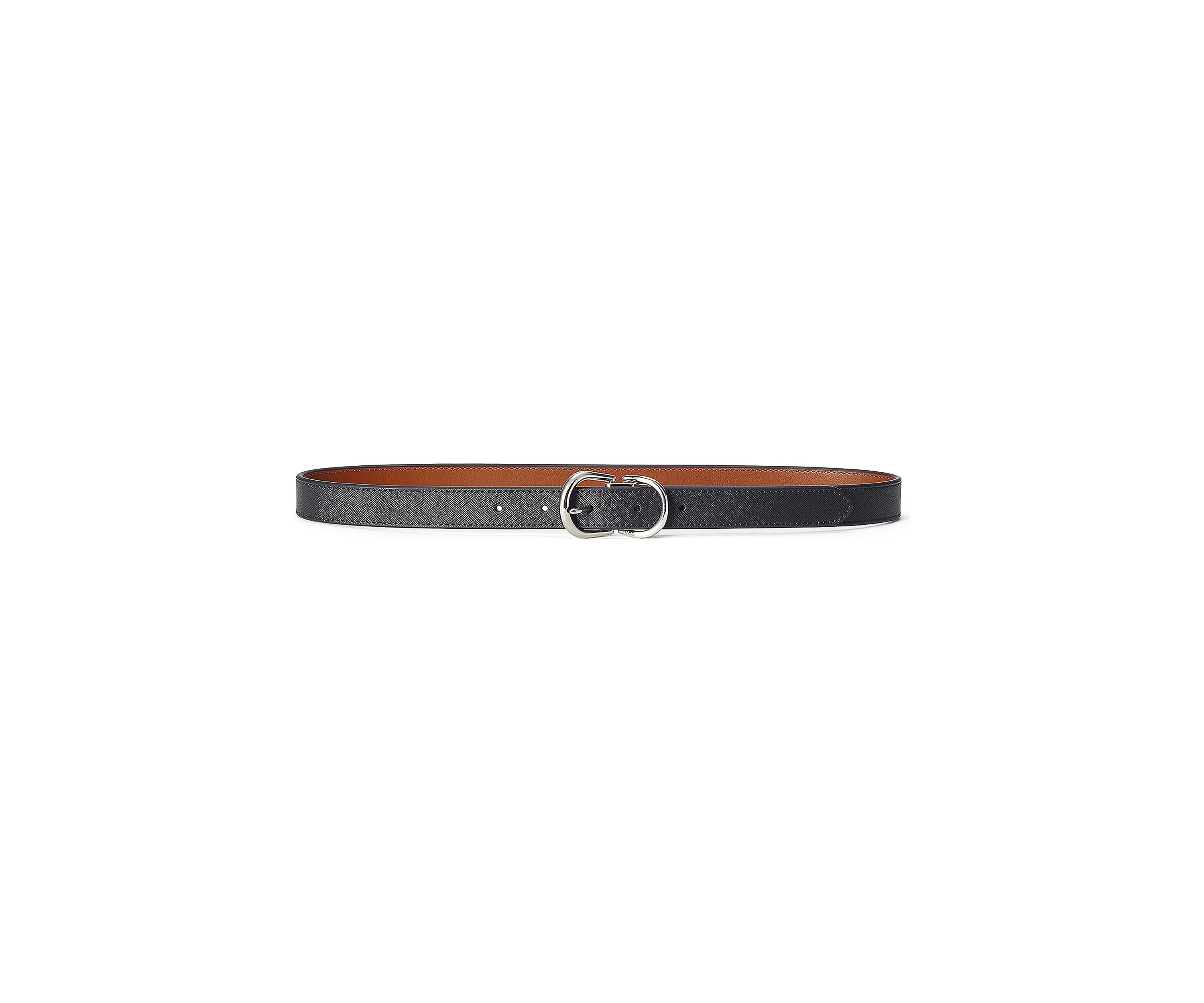 Reversible Crosshatch Leather Belt