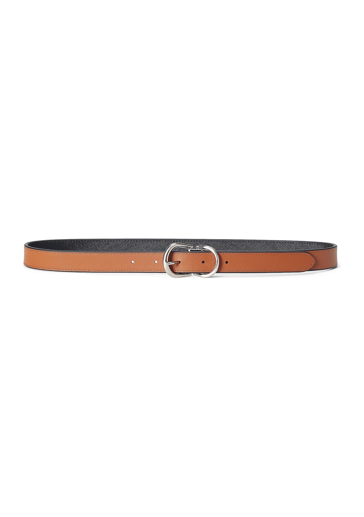 Reversible Crosshatch Leather Belt