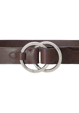 Accessories Belts Faux Leather Belts Ralph Lauren Faux Leather Belt black-brown themed print casual look 