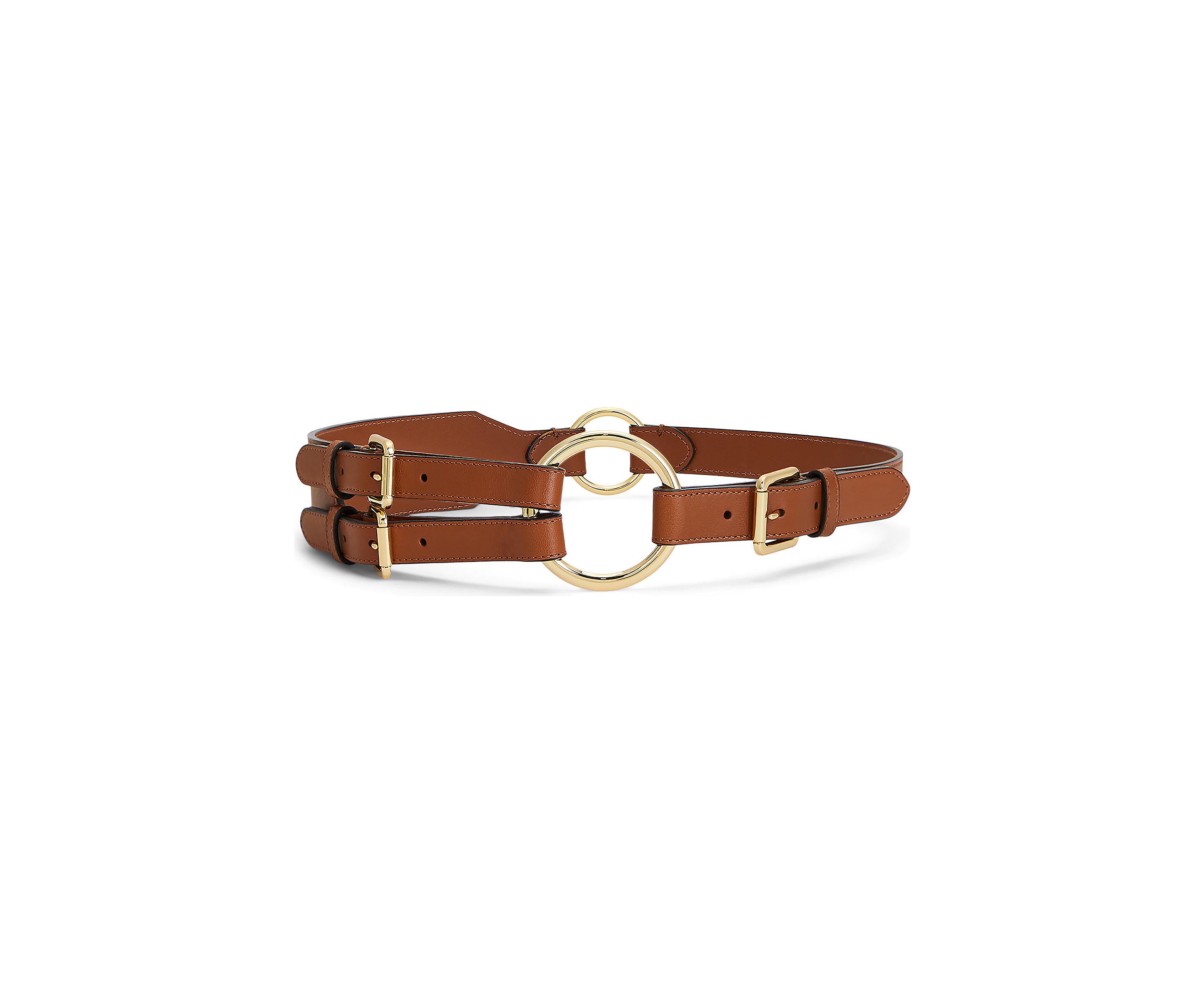 Tri-Strap O-Ring Leather Belt