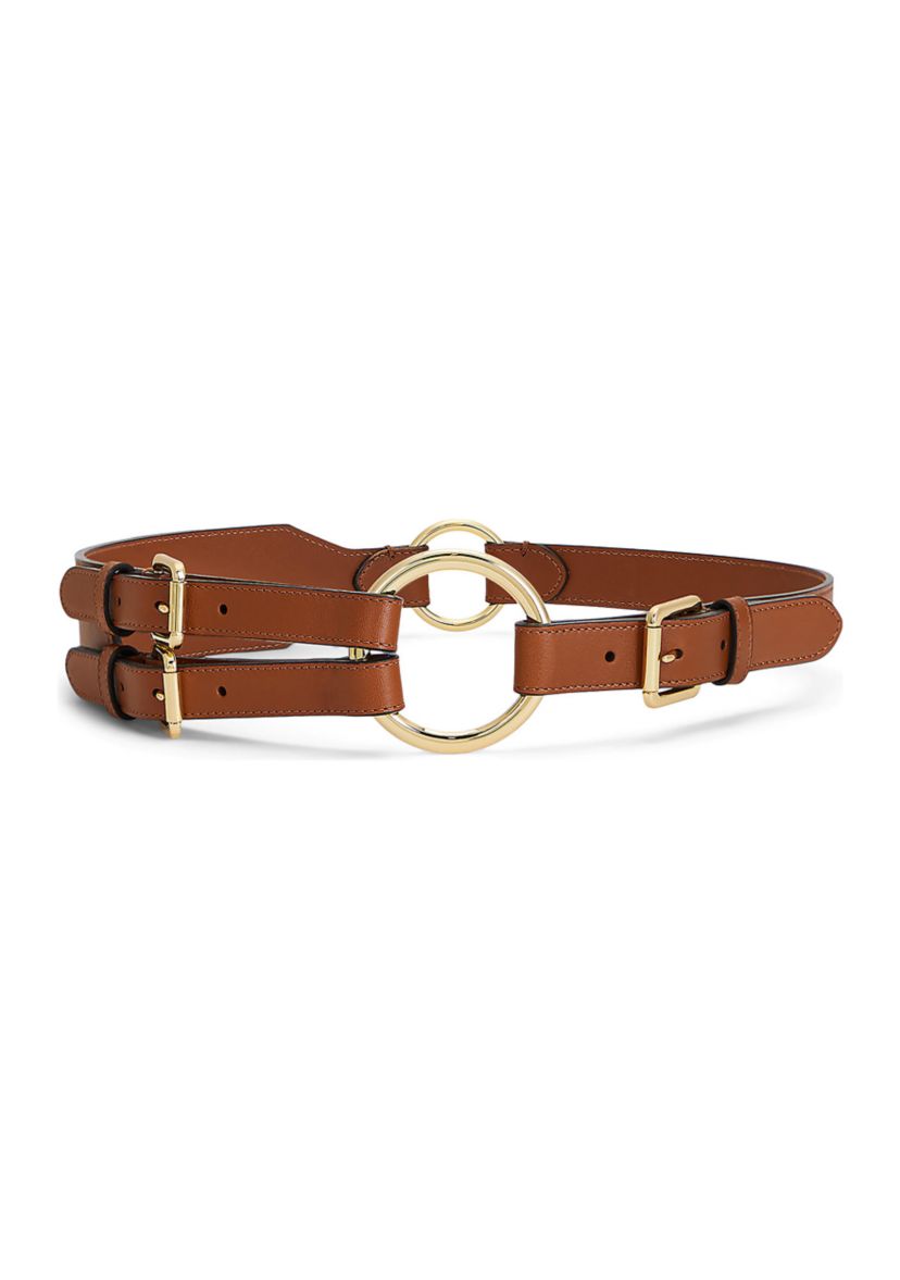 Tri-Strap O-Ring Leather Belt