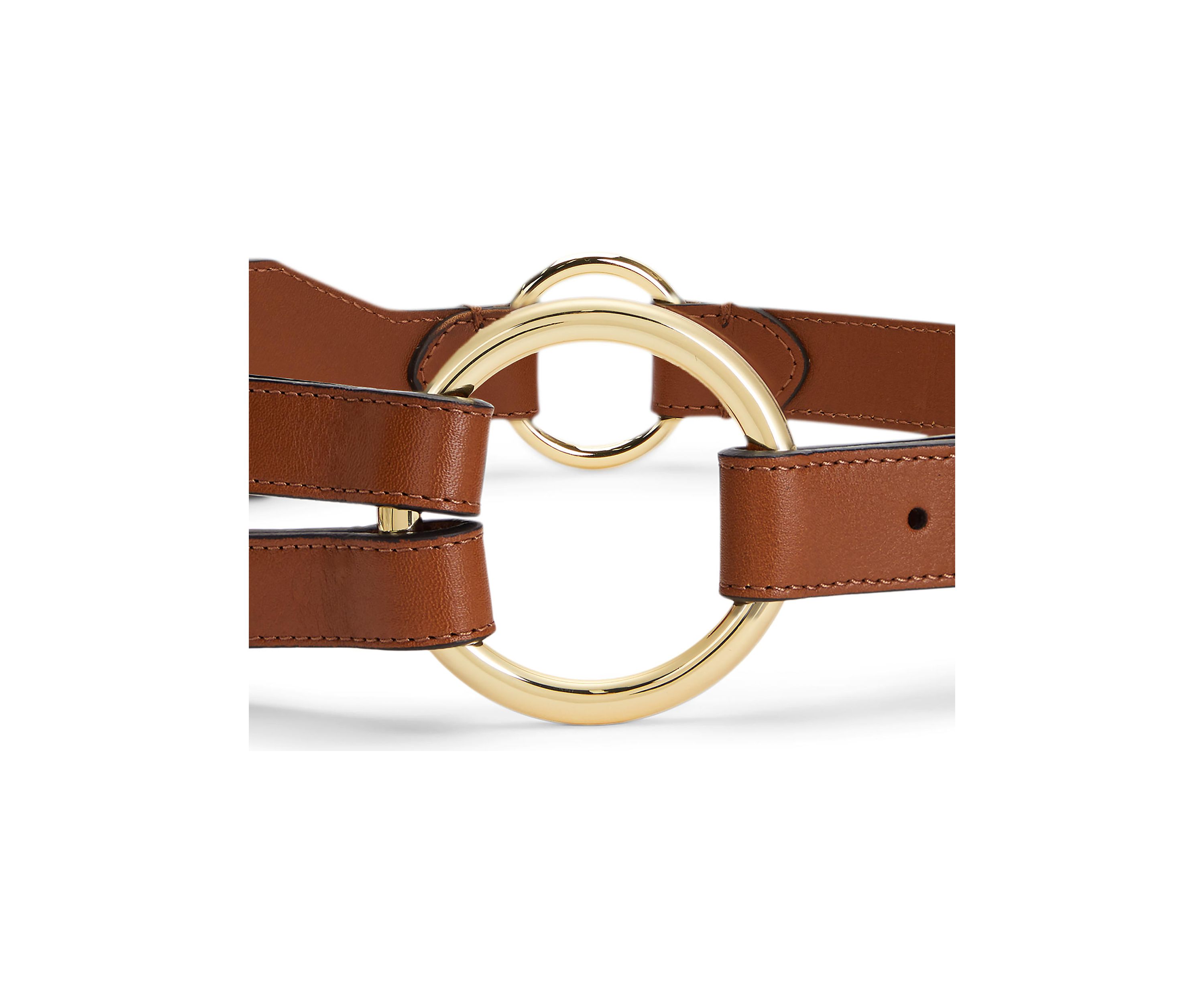 Tri-Strap O-Ring Leather Belt