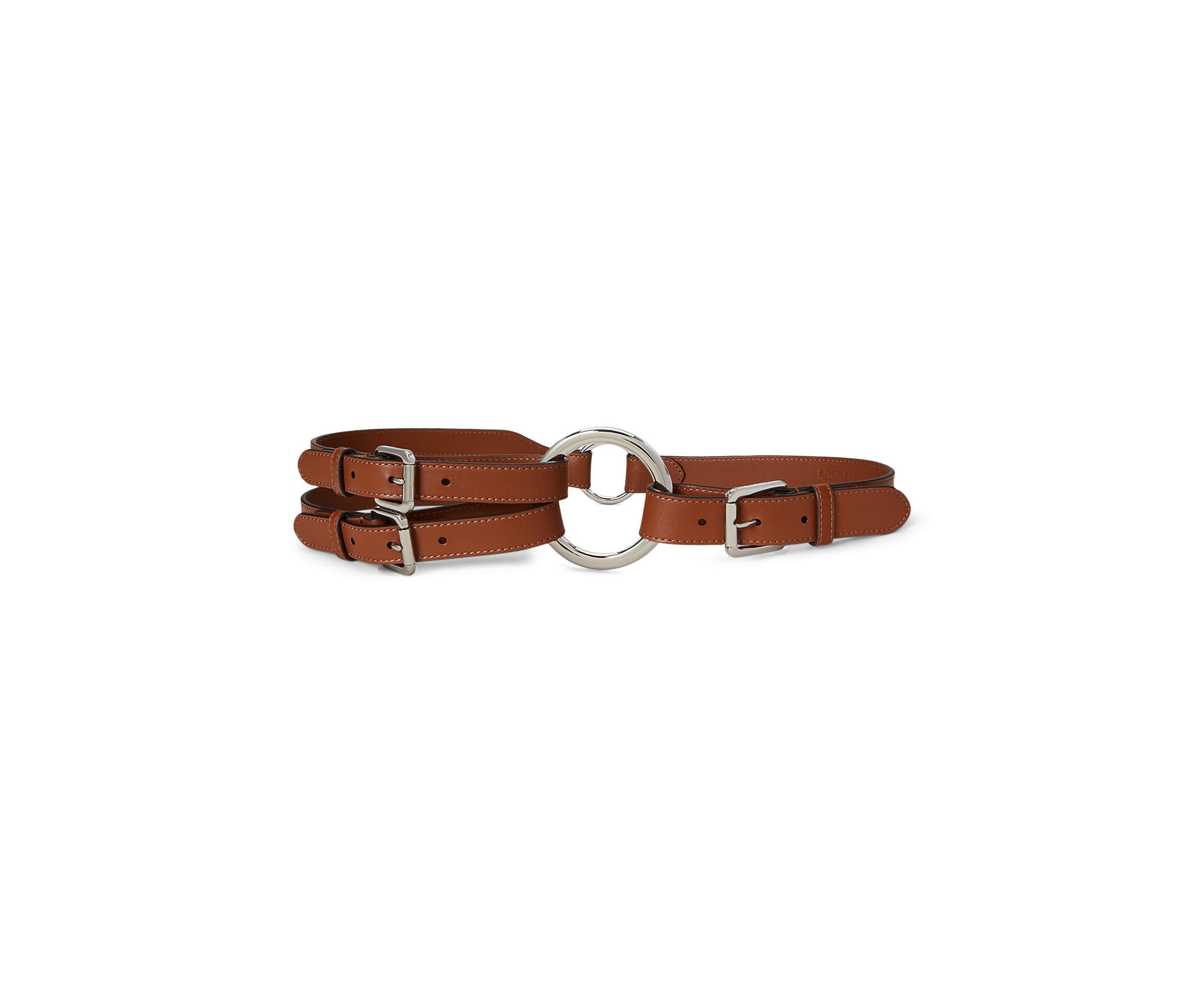 Tri-Strap O-Ring Leather Belt