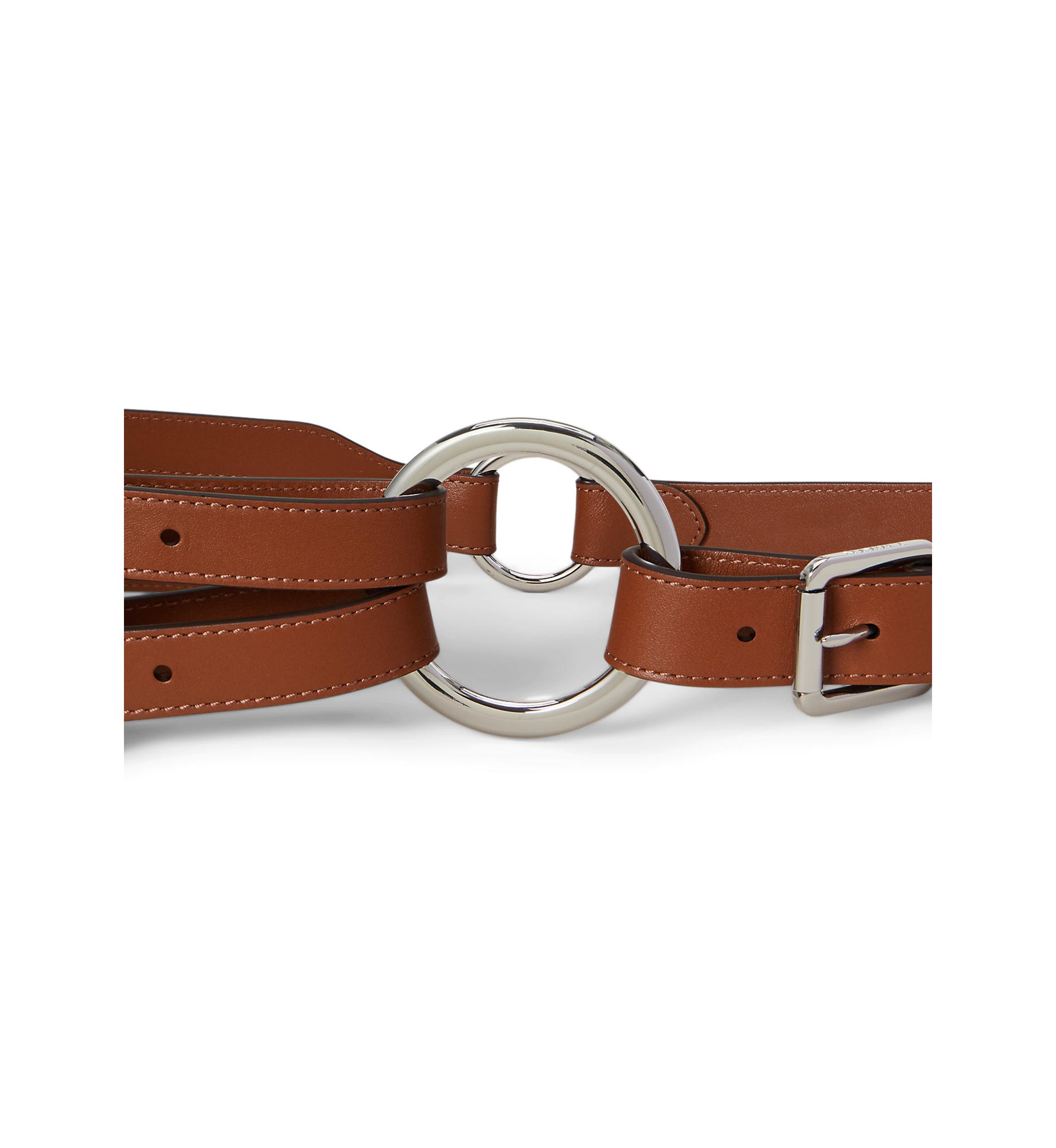 Tri-Strap O-Ring Leather Belt
