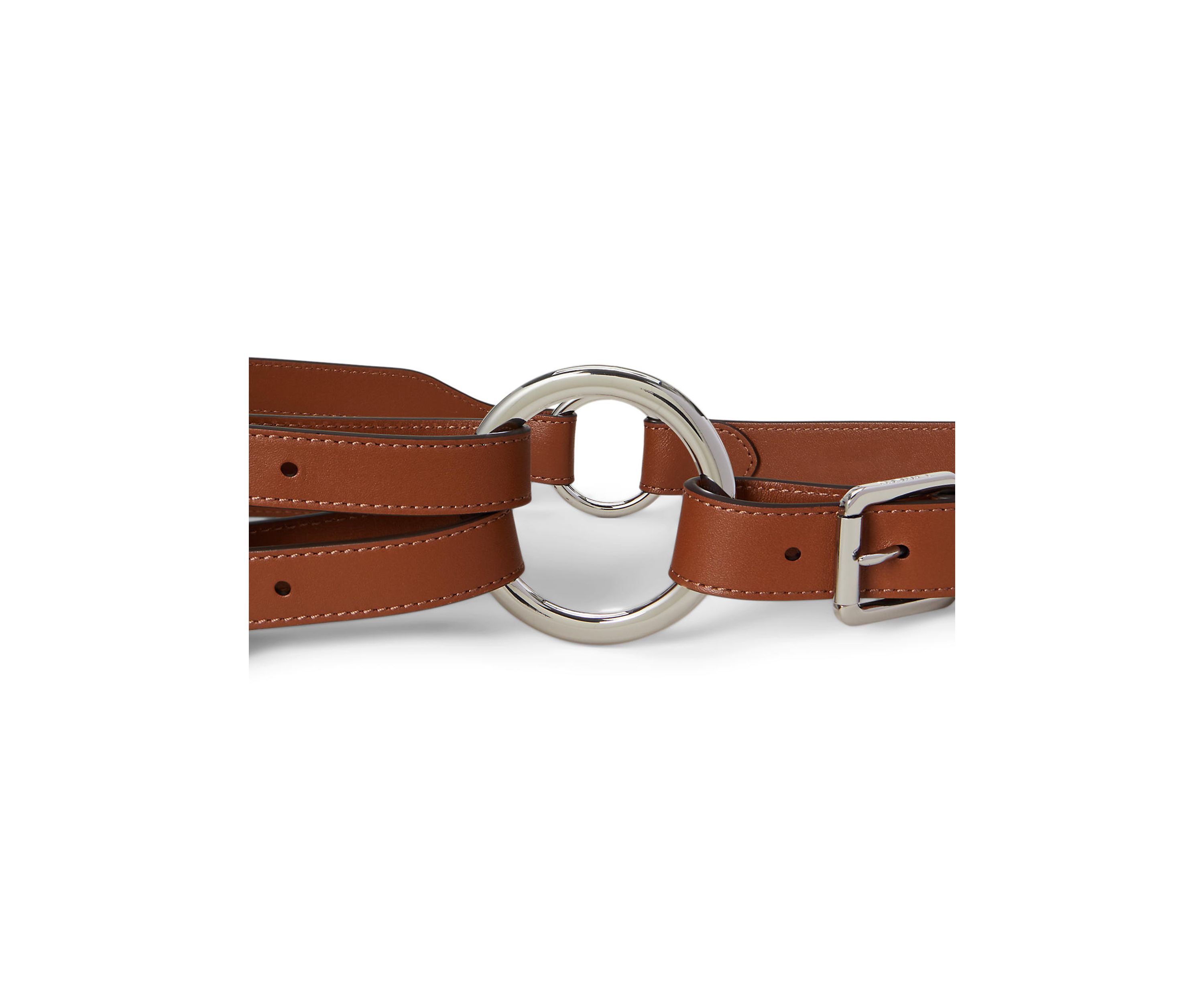 Tri-Strap O-Ring Leather Belt