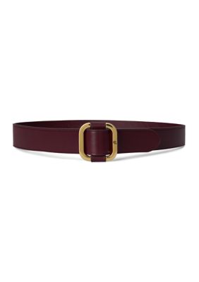 Lauren Ralph Lauren Slide-Buckle Leather Belt | Belk