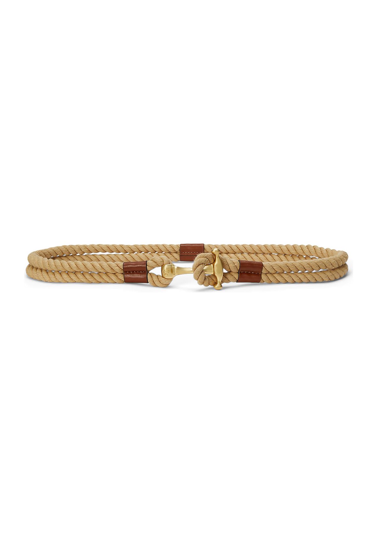 Rope Anchor Toggle Skinny Belt