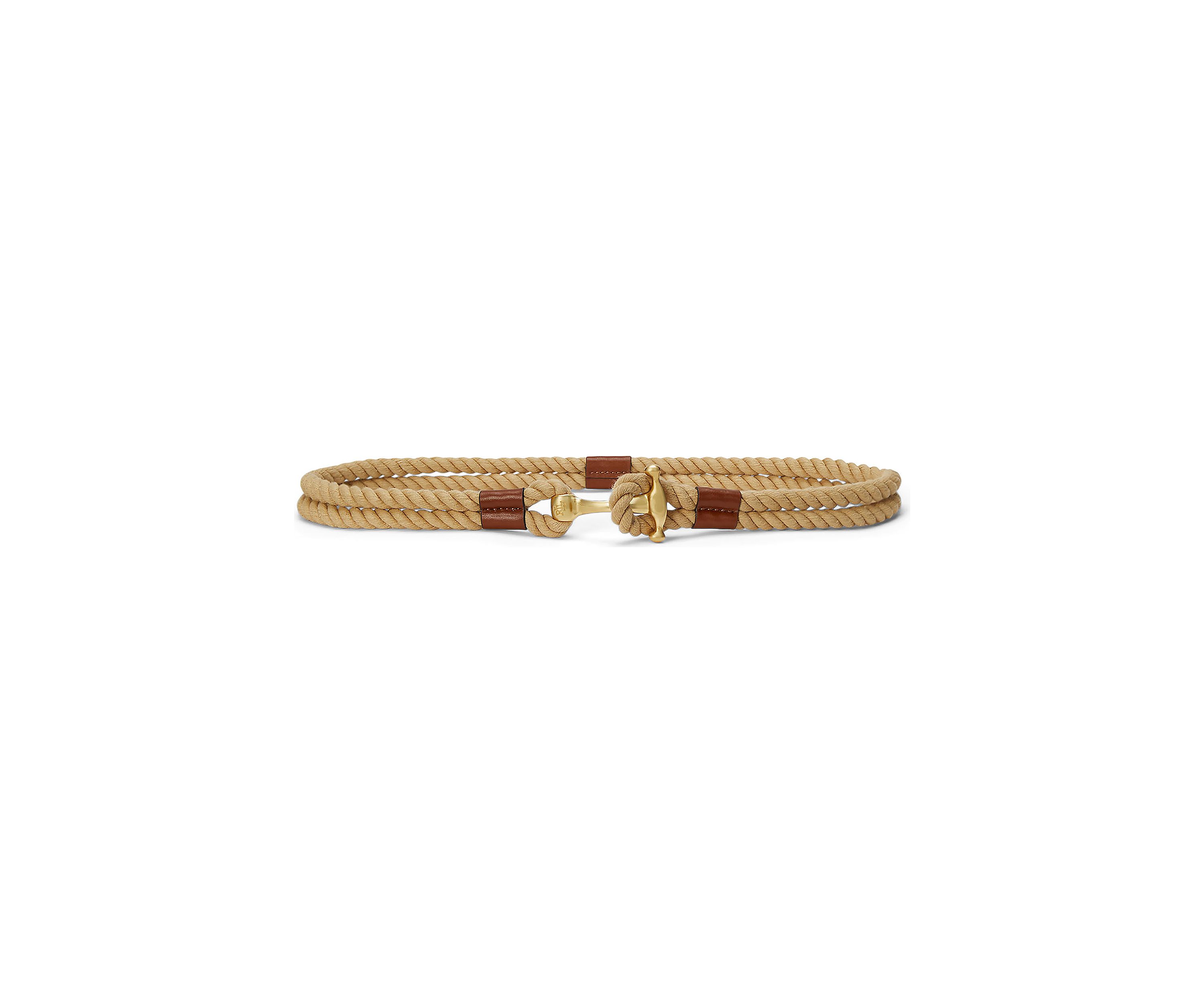 Rope Anchor Toggle Skinny Belt