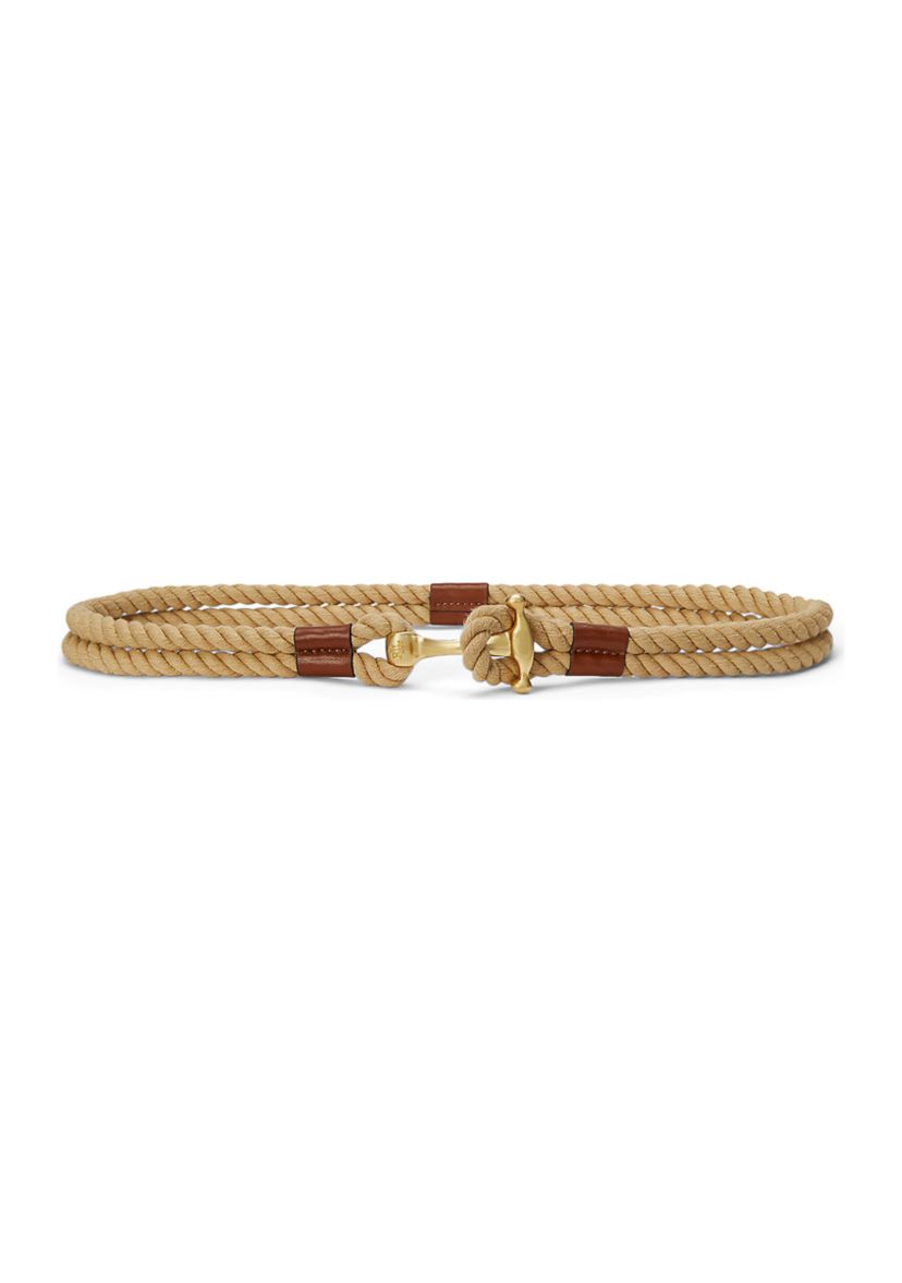 Rope Anchor Toggle Skinny Belt