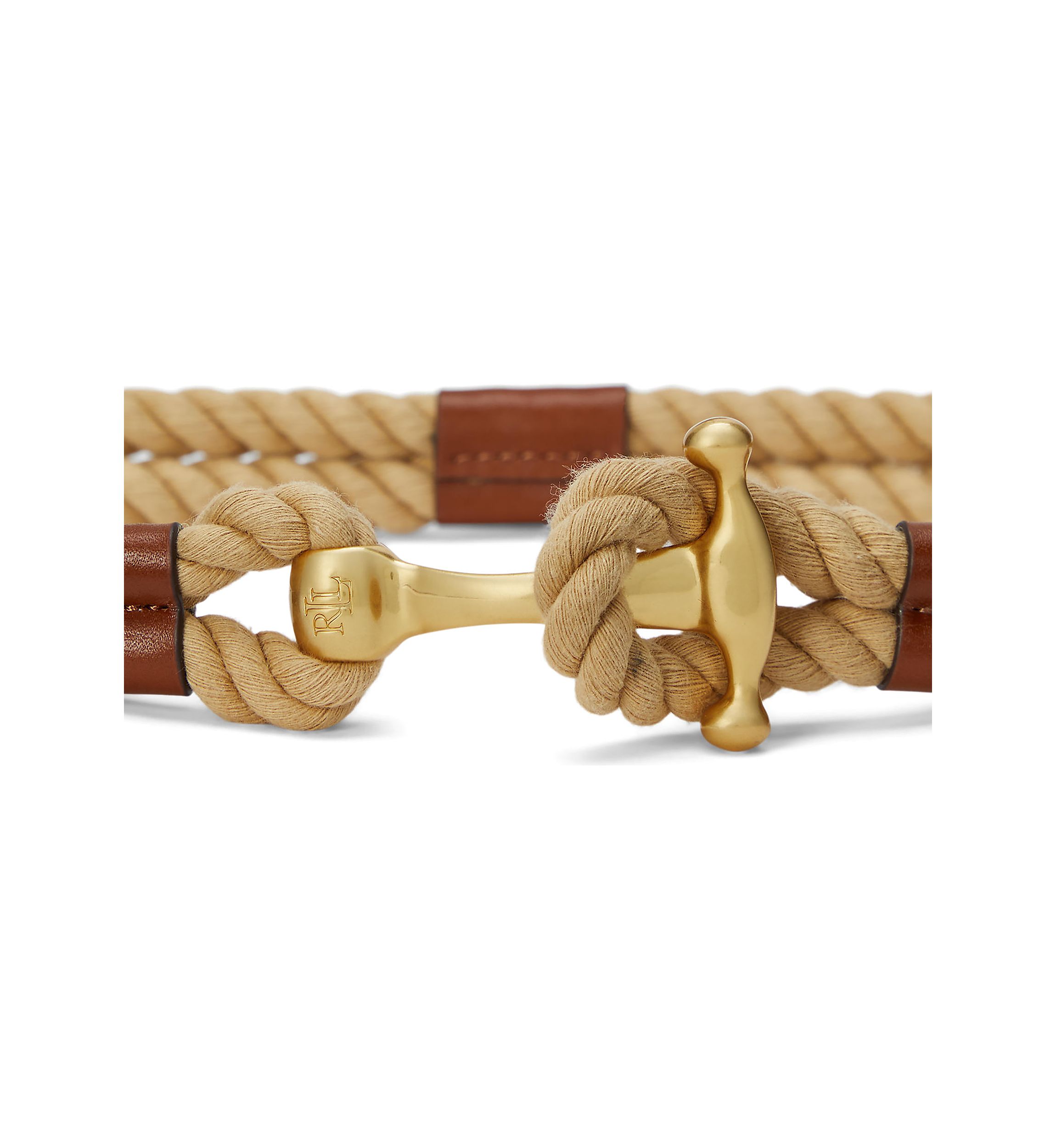 Rope Anchor Toggle Skinny Belt