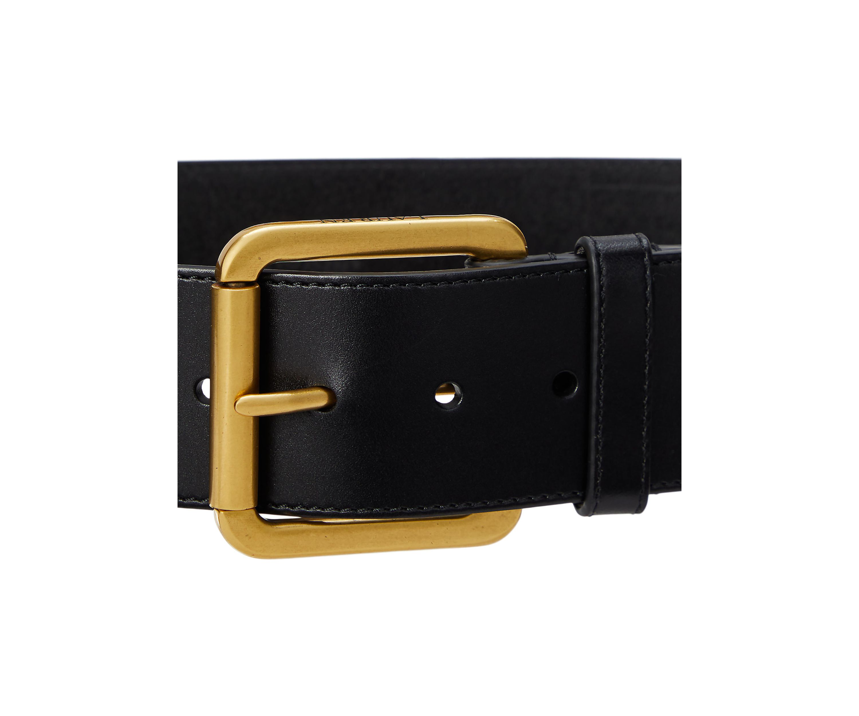 Vachetta Leather Wide Belt